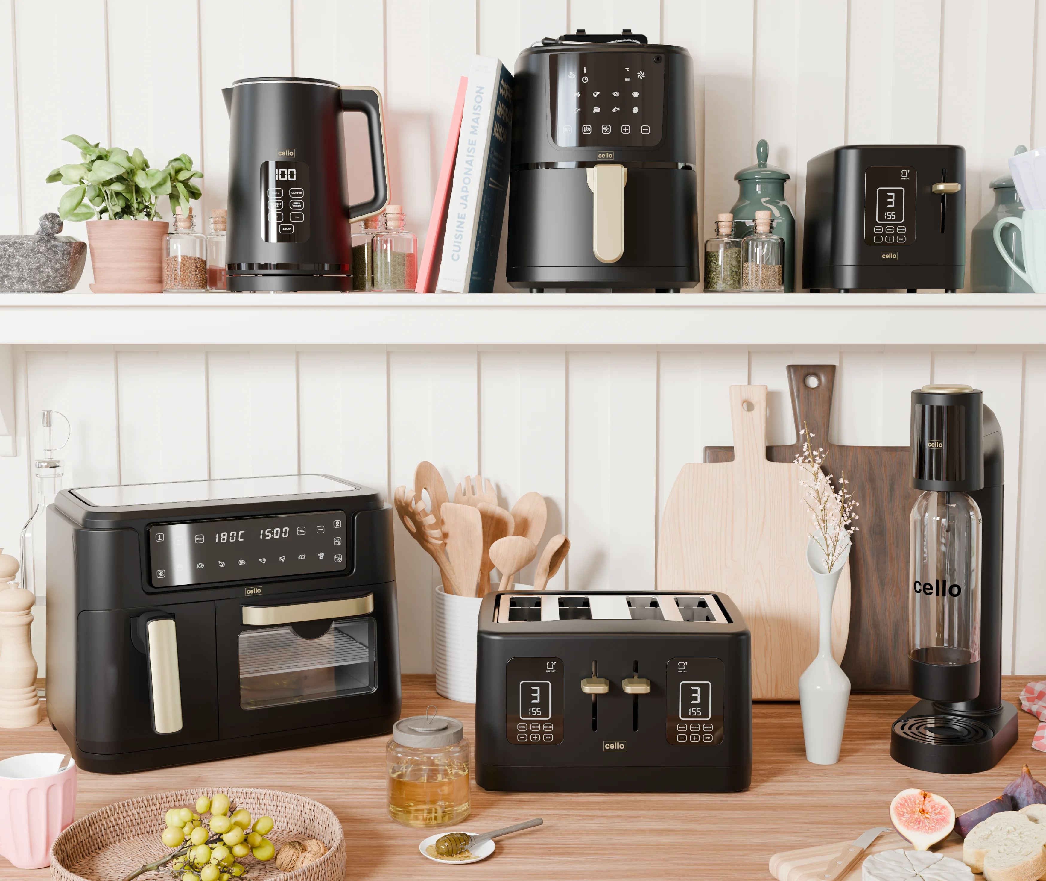 Cello 13-in-1 Family Size 11L Compact Oven & Airfryer - Image 4