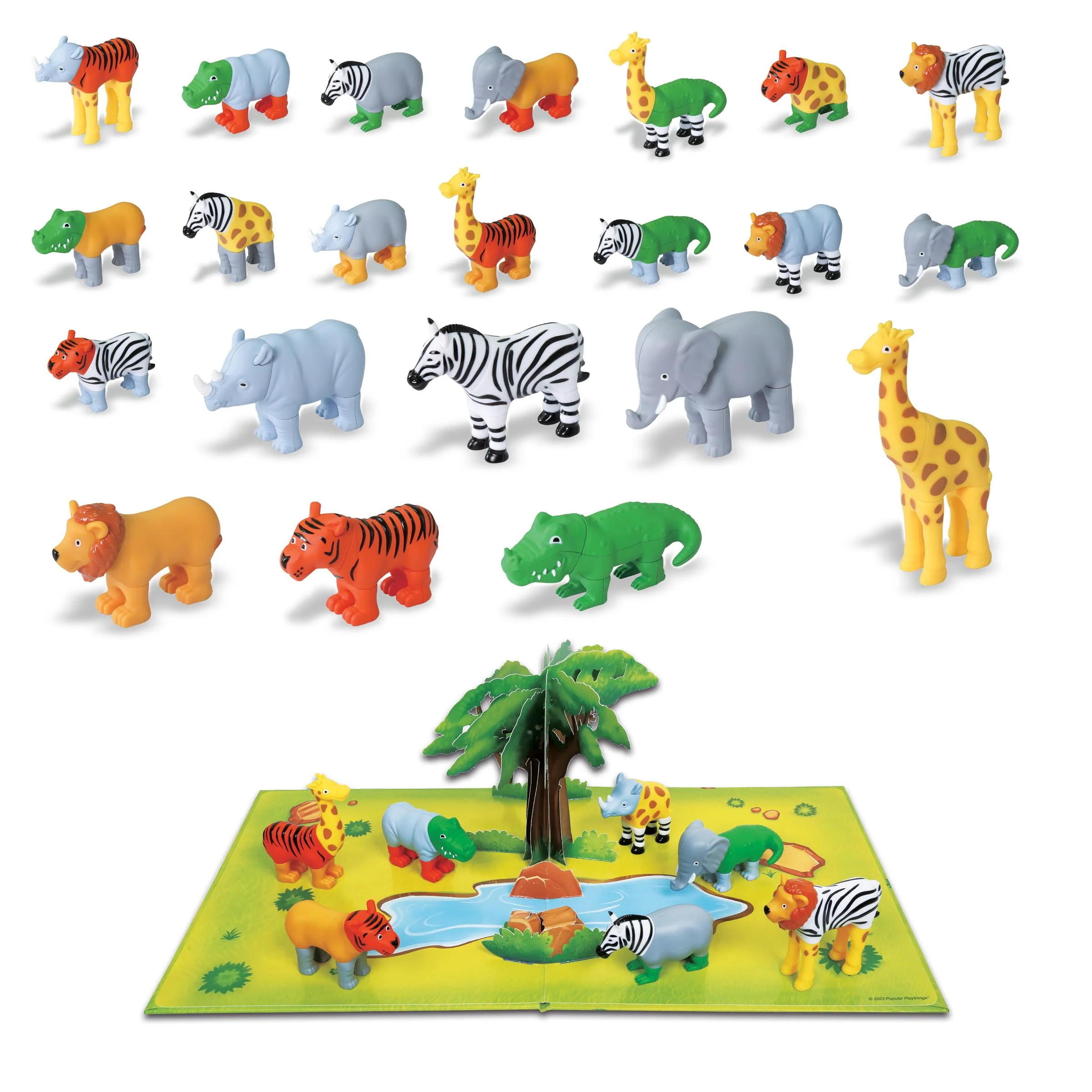 3D Magnetic Assembly Safari Animals - Image 2