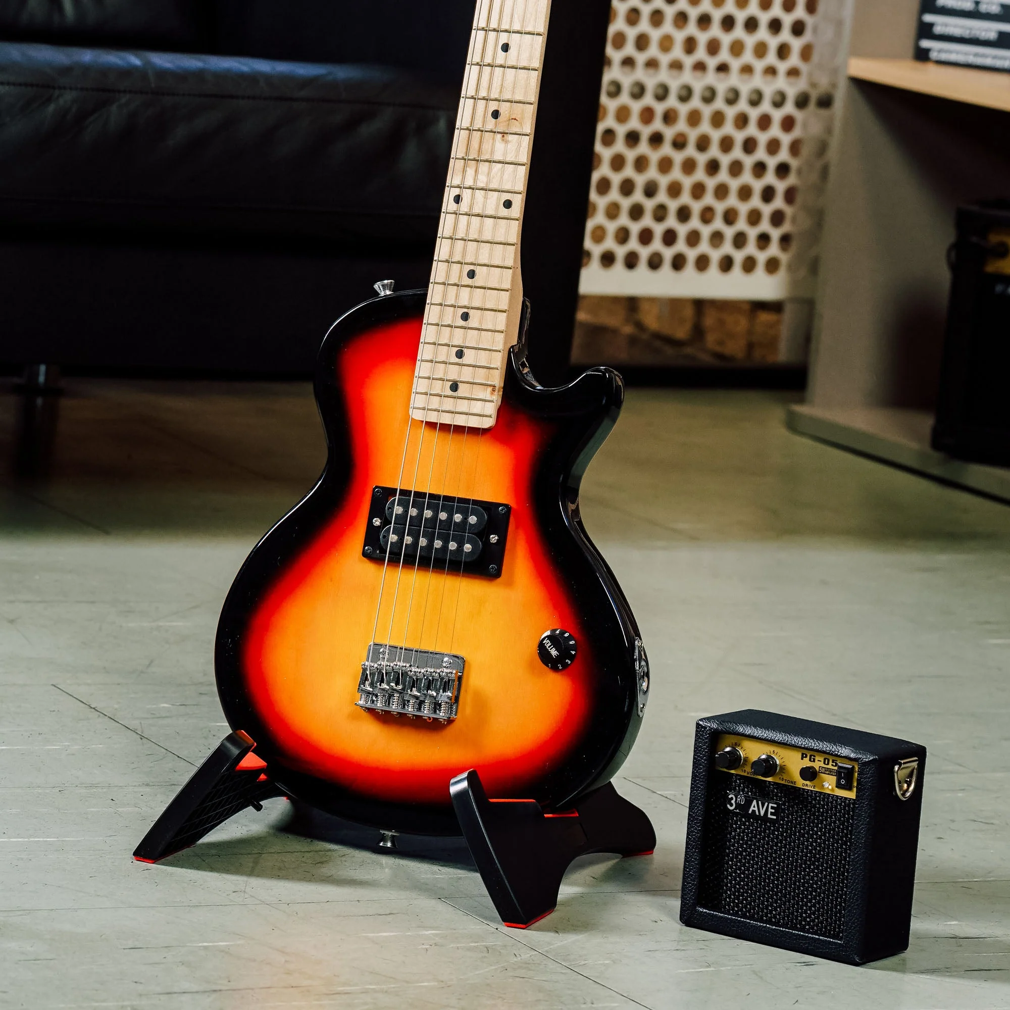 3rd Avenue 34 Inch Junior Electric Guitar Pack - Sunburst - Image 6