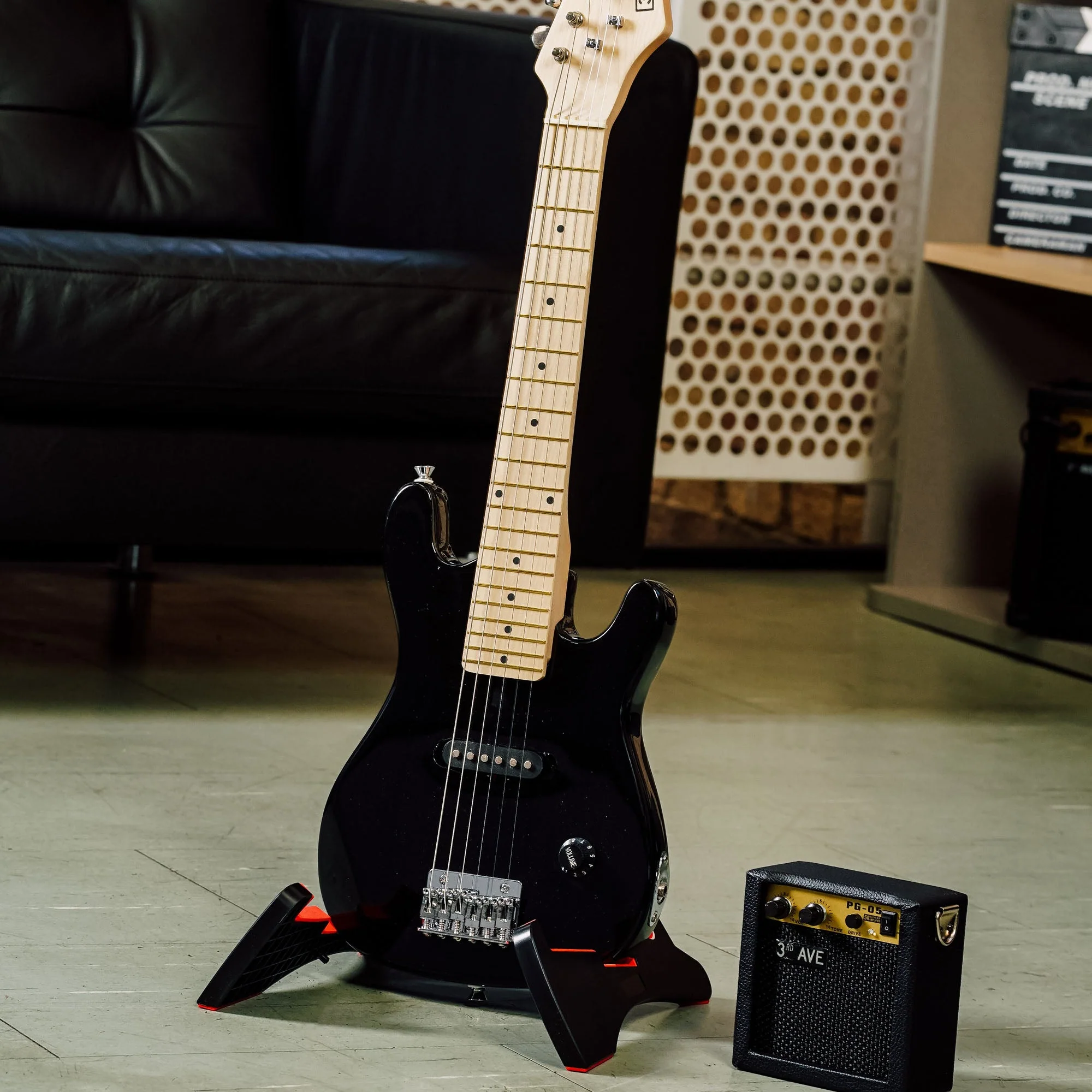 3rd Avenue Junior Electric Guitar Pack - Black - Image 6