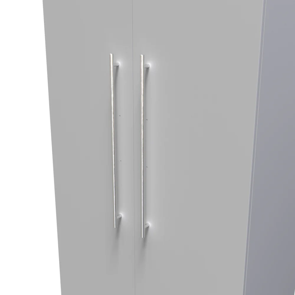 Sofia Ready Assembled Wardrobe with 2 Doors  - Grey Matt - Image 7