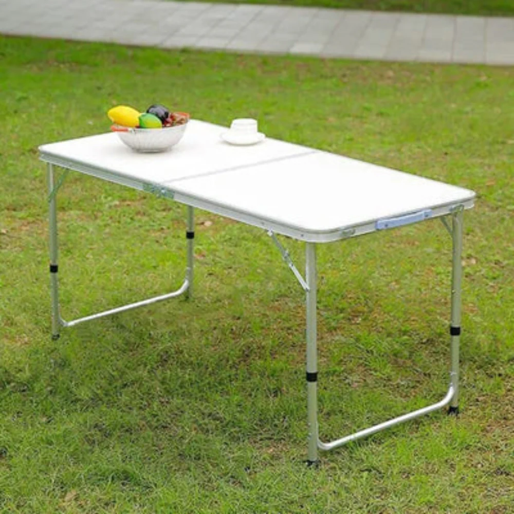 Silver & Stone Outdoor Folding Camping Table 1.2m 4ft - Image 2