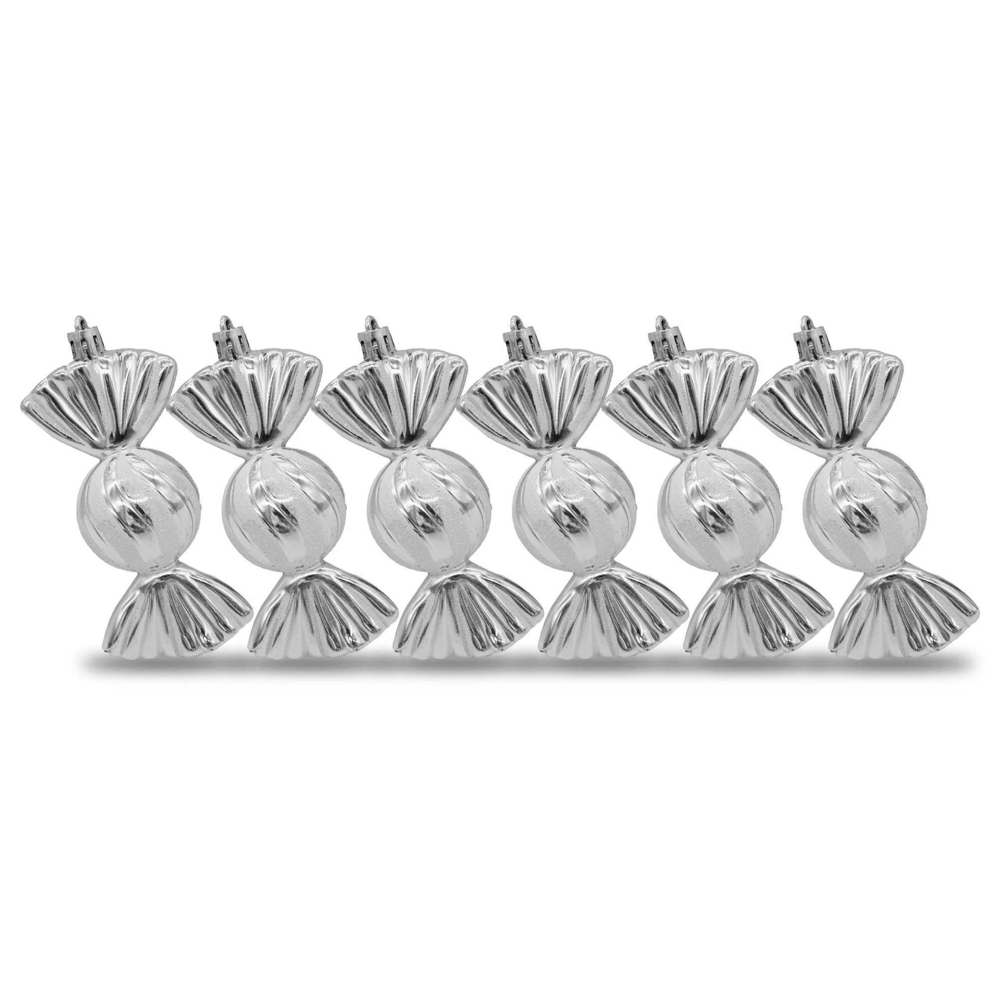 6pc Sweet Hanging Decorations - Silver - Image 2