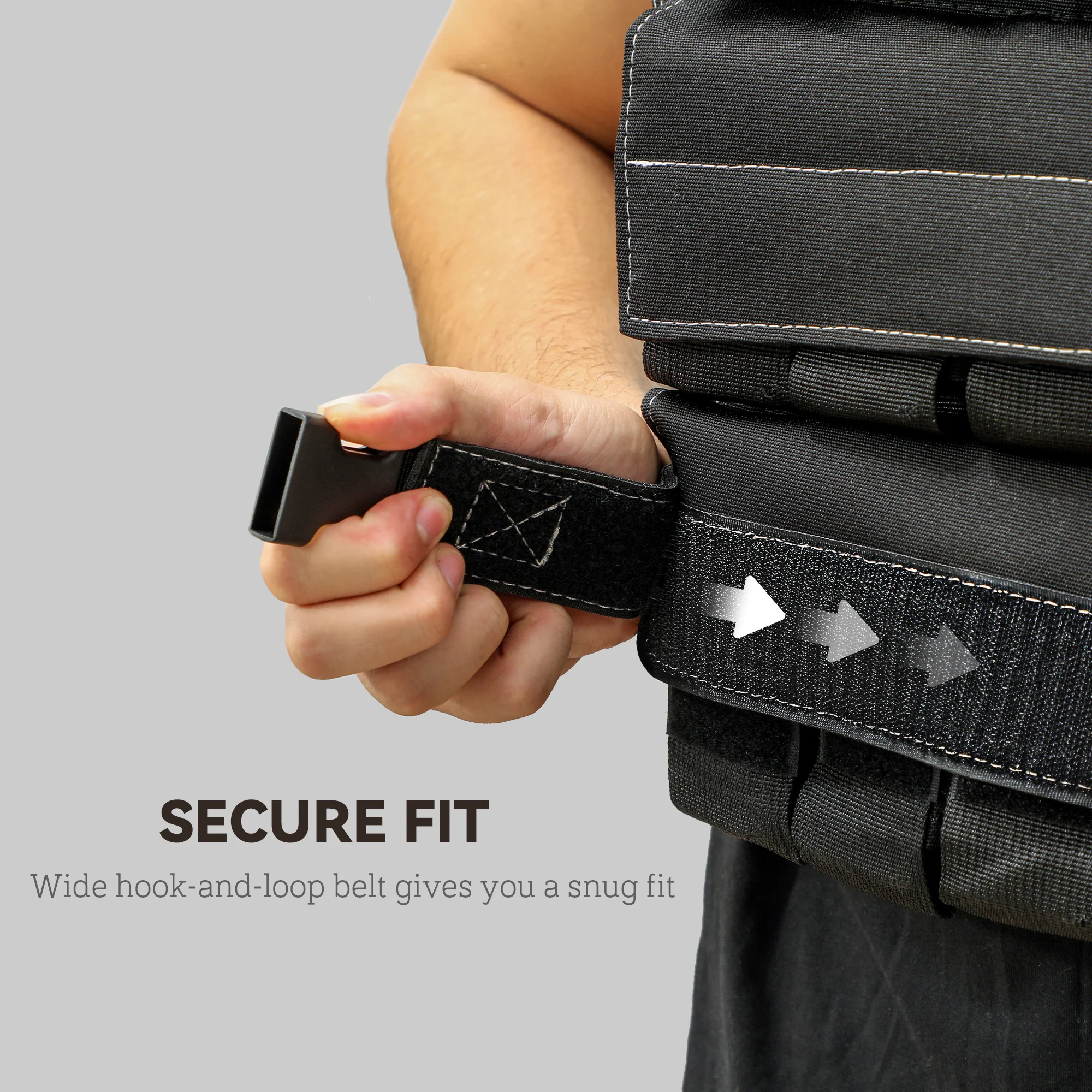 Adjustable Weighted Vest With Metal Weights, Running Weight Vest - Image 13