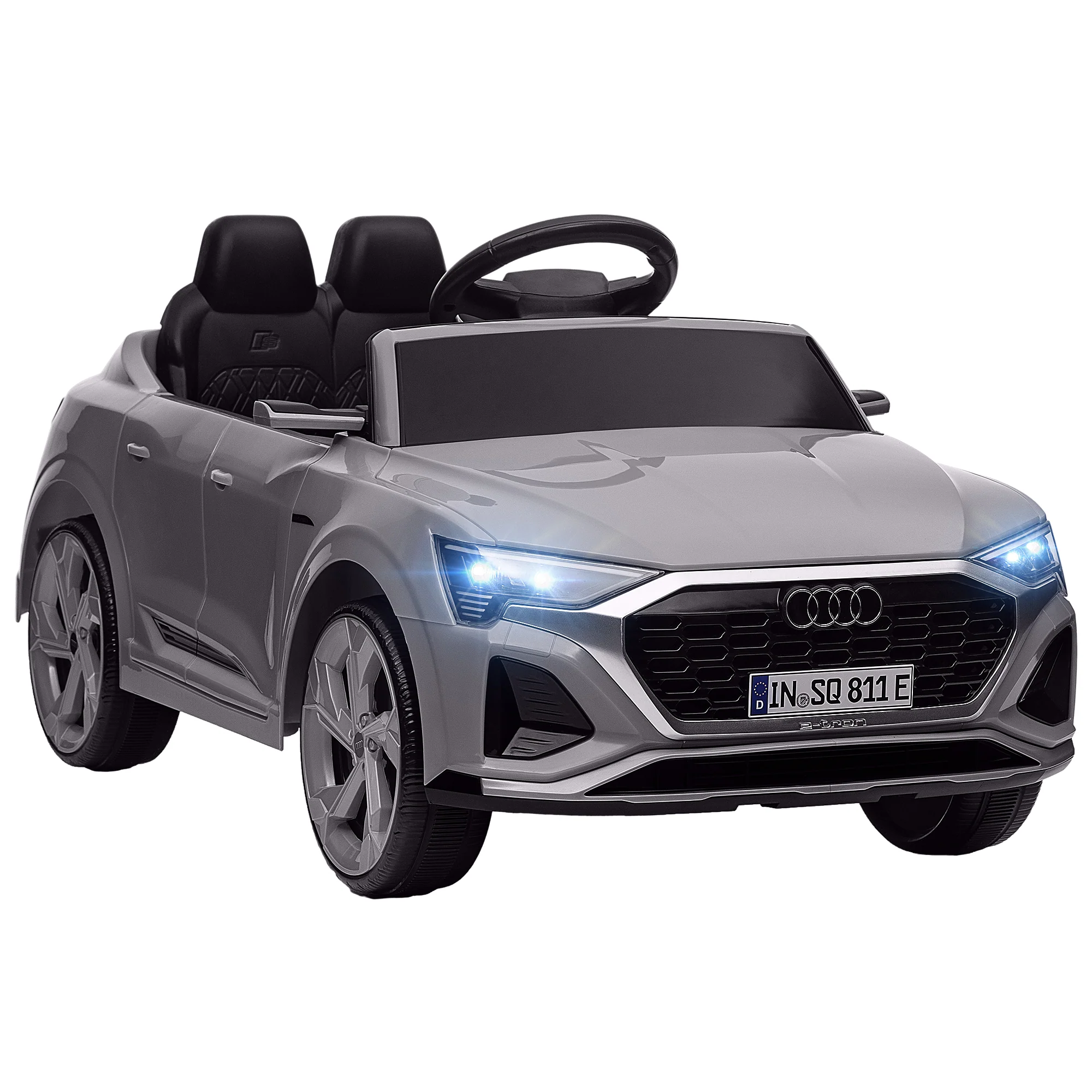 AIYAPLAY Audi Q8 E-tron Sportback Kids Electric Car W/ Remote - Image 10