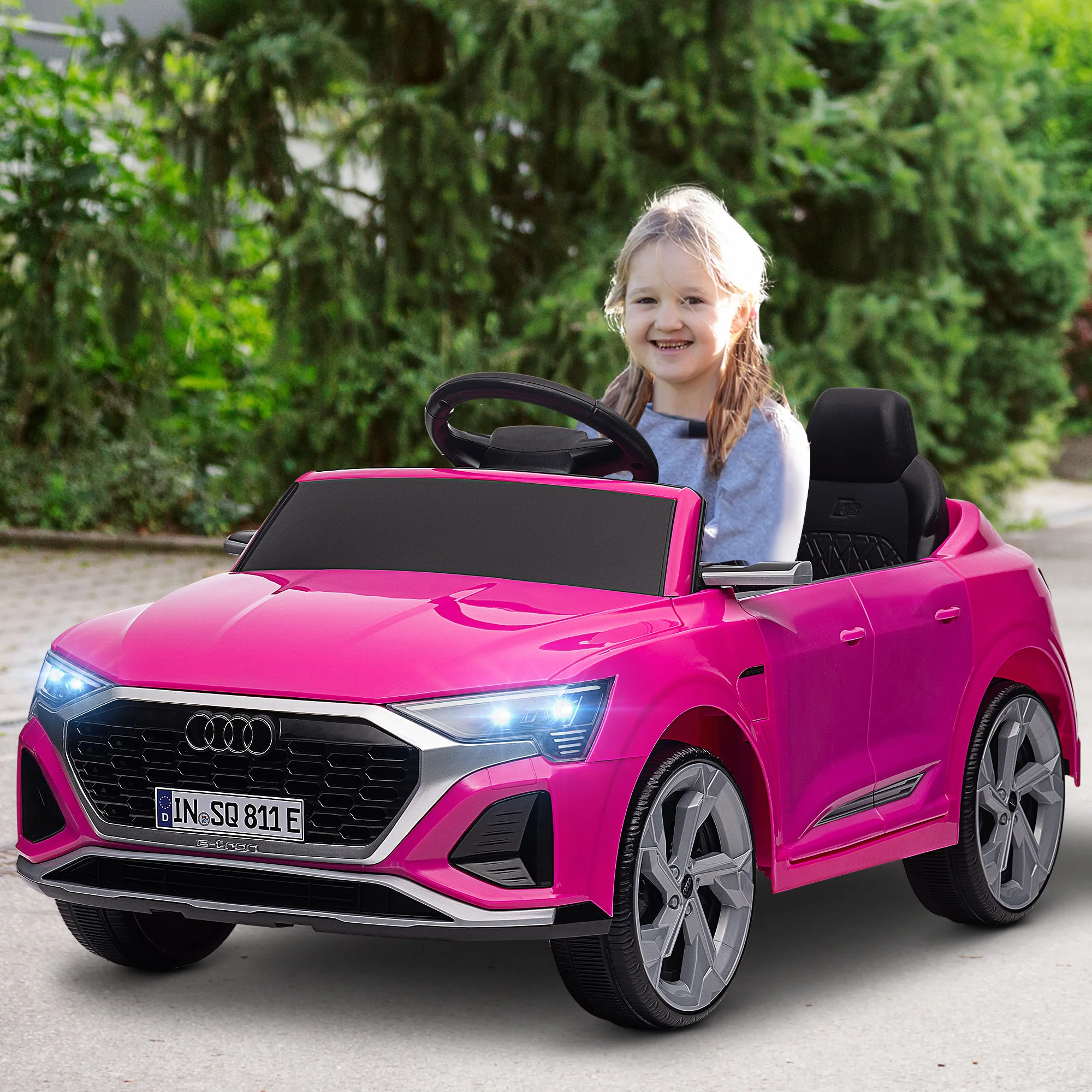 AIYAPLAY Audi Q8 E-tron Sportback Kids Electric Car W/ Remote - Image 2