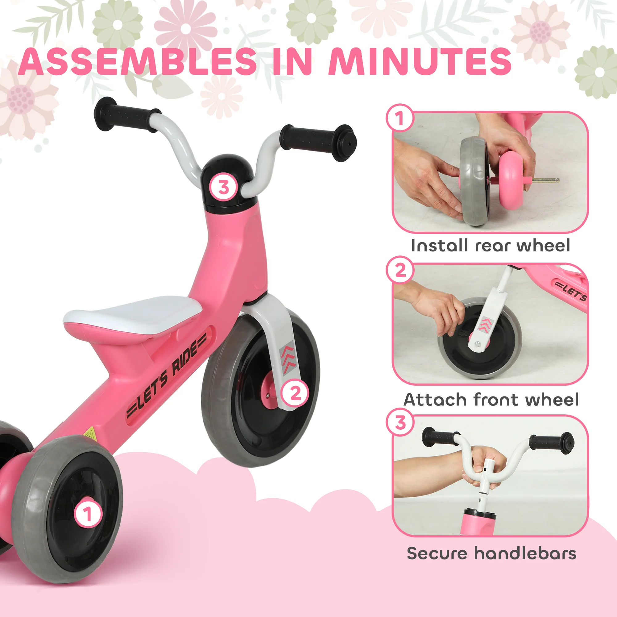 AIYAPLAY Baby Balance Bike With 3 Wheels For 12-36 Months - Image 17