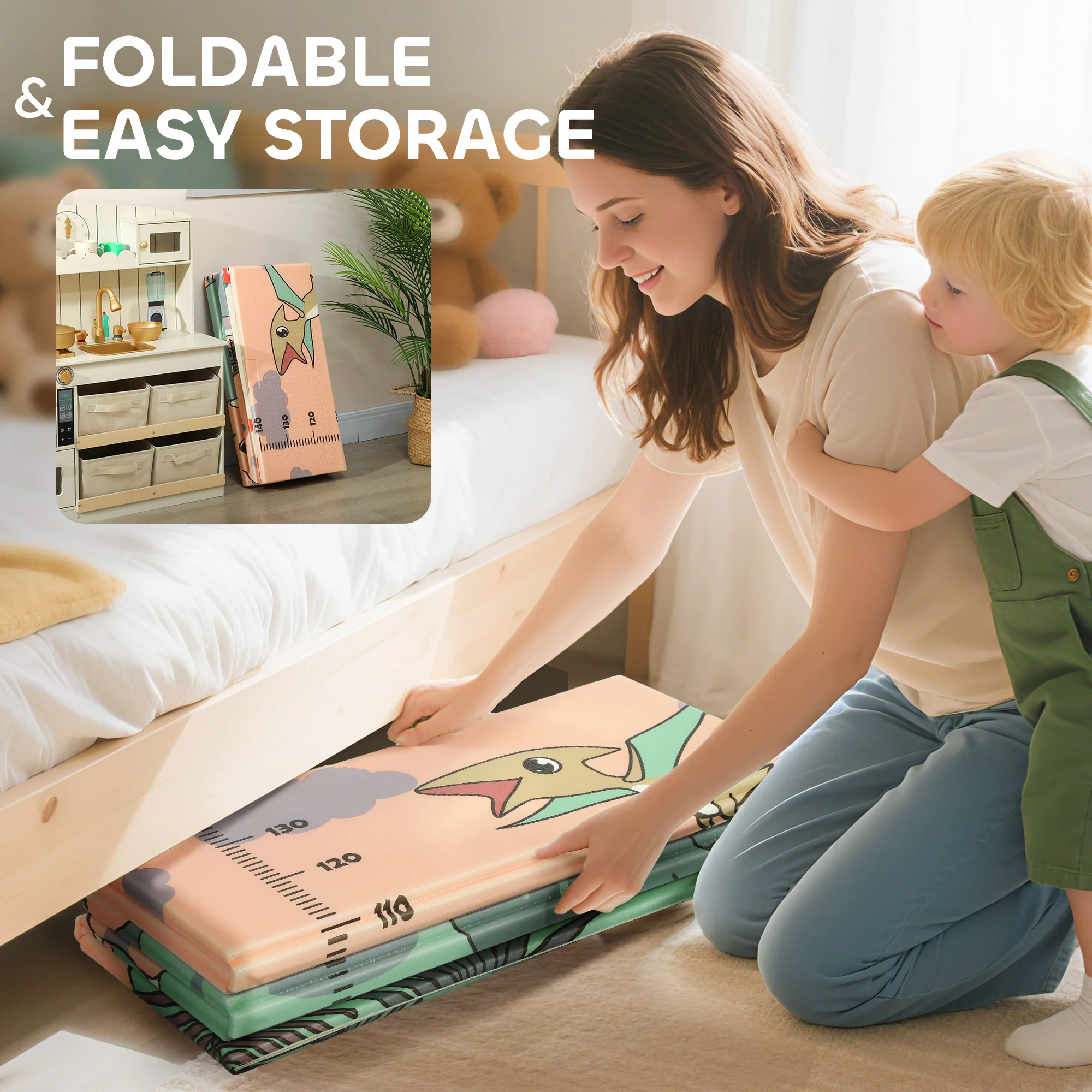 AIYAPLAY Baby Play Mat, Foldable Activity Playmat, - Image 7