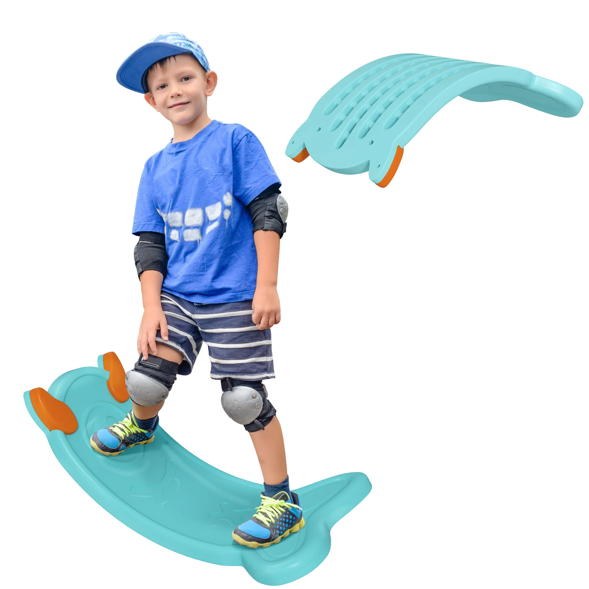 AIYAPLAY Balance Board For Kids Balance Training & Sensory Play - Yellow/Pink/Blue - Image 10
