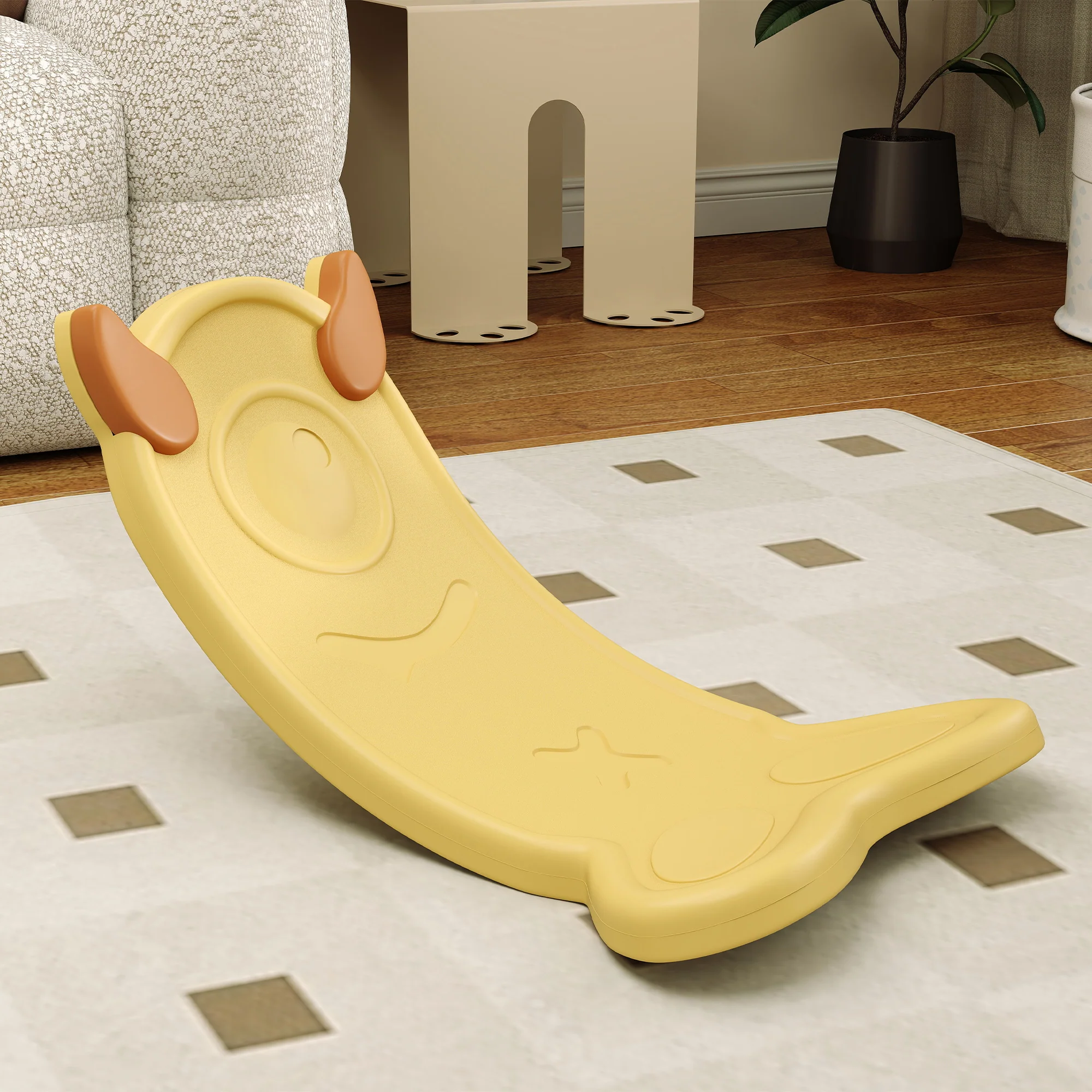 AIYAPLAY Balance Board For Kids Balance Training & Sensory Play - Yellow/Pink/Blue - Image 8