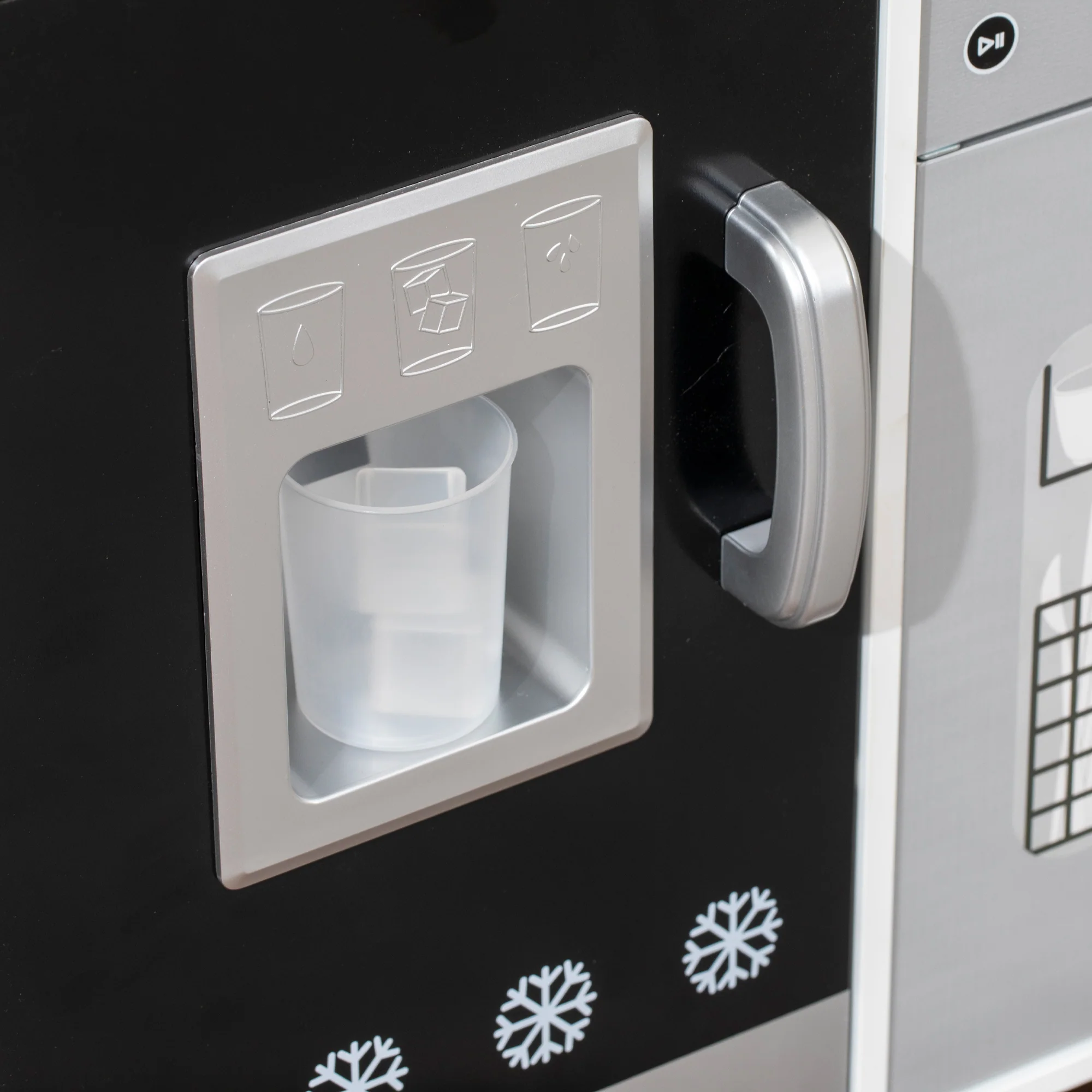 AIYAPLAY Kids Play Kitchen Toy Kitchen With Stove Sounds, Ice & Coffee Maker - Image 9