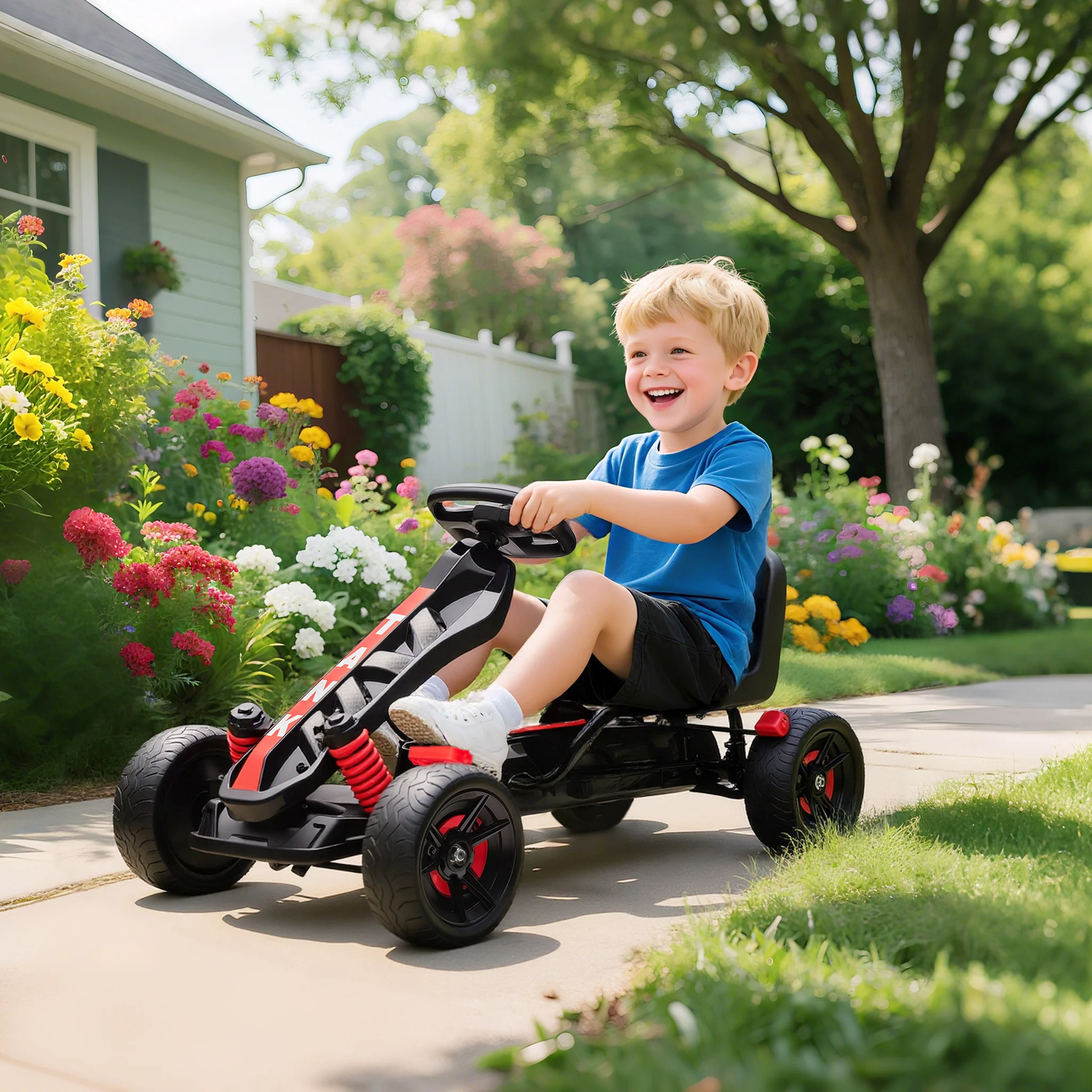 AIYAPLAY Pedal Go Kart With Automatic Clutch, For Ages 3-6 Years - Image 24
