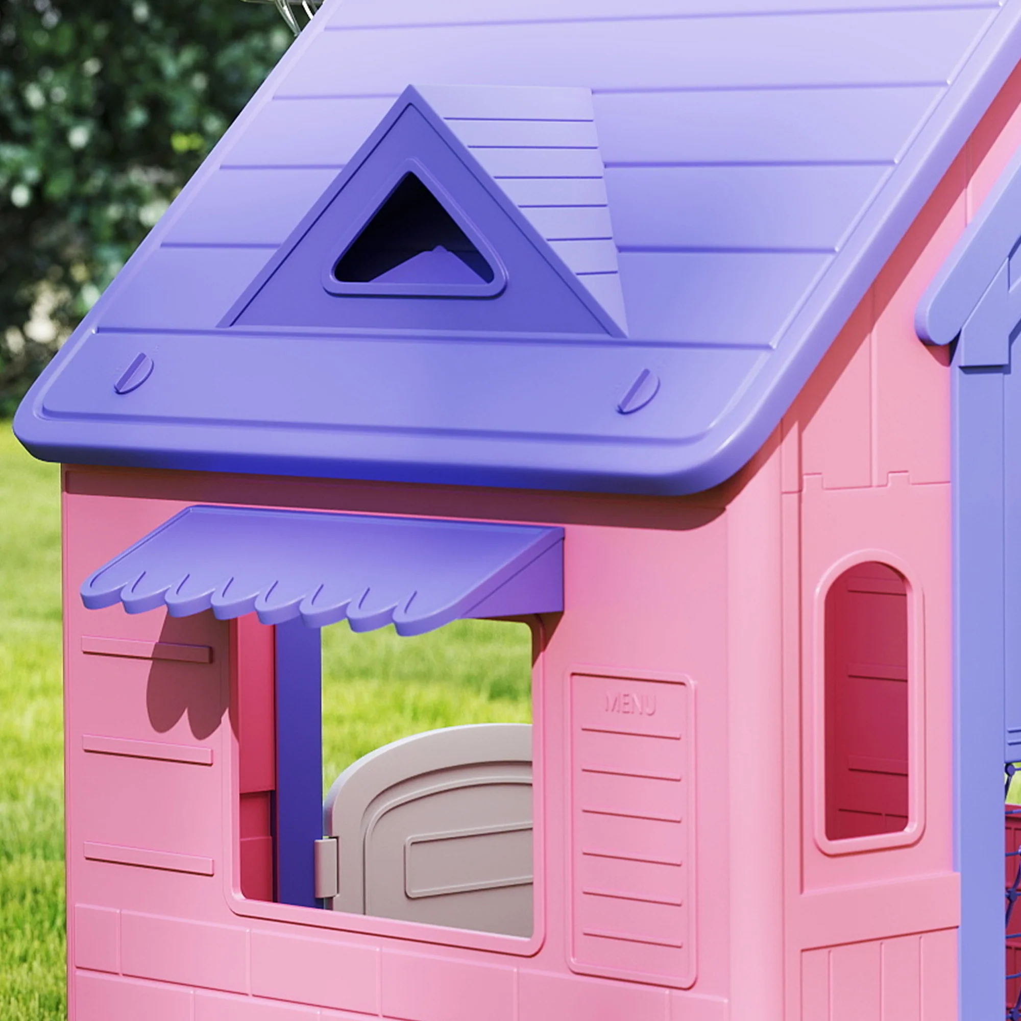 AIYAPLAY Playhouse For Kids Outdoor Indoor, 5 In 1 Garden House - Image 18