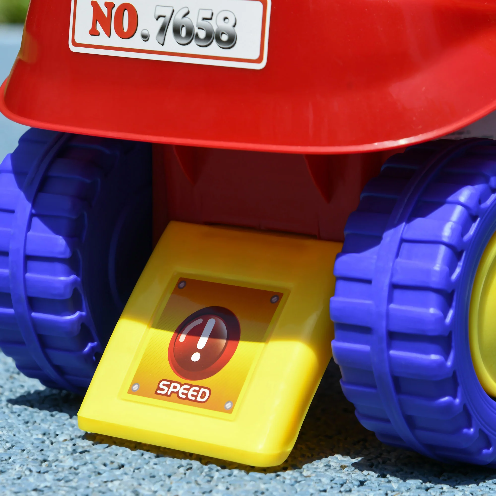 AIYAPLAY Red Ride On Car Foot To Floor Design With Under Seat Storage - Image 10