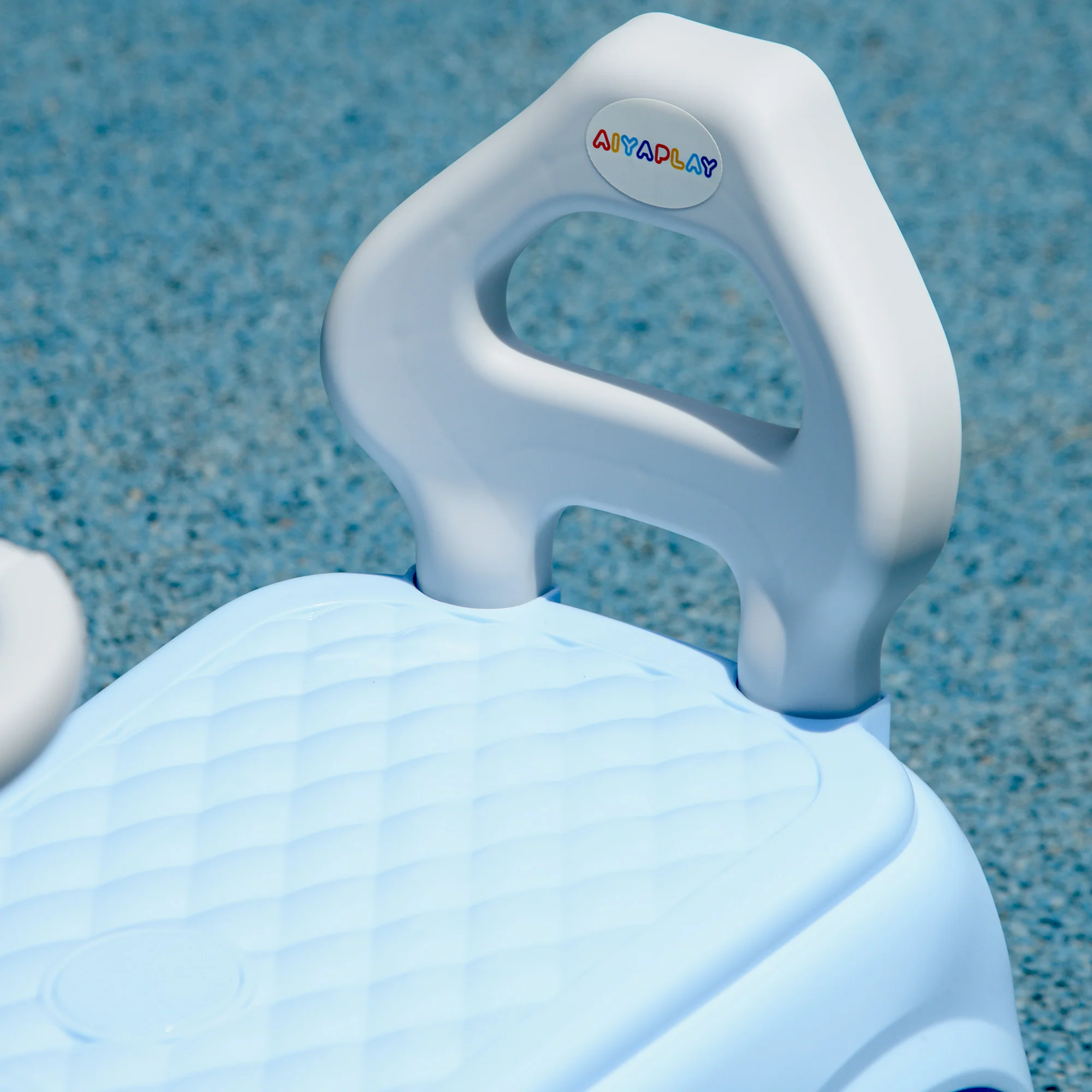 AIYAPLAY Ride On Car Foot To Floor Sliding Car W/ Air Horn - Light Blue - Image 9