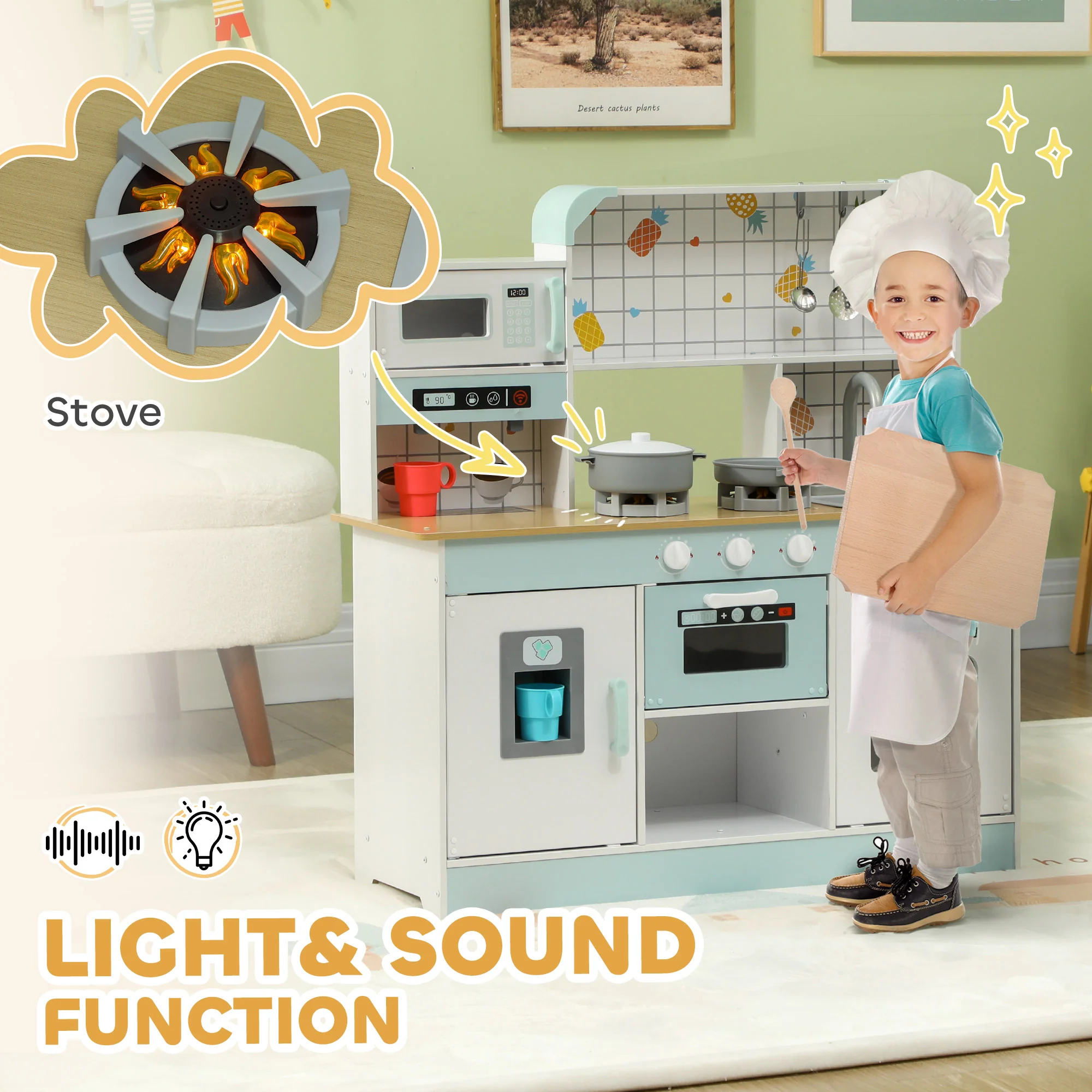 AIYAPLAY Toy Kitchen - Image 3