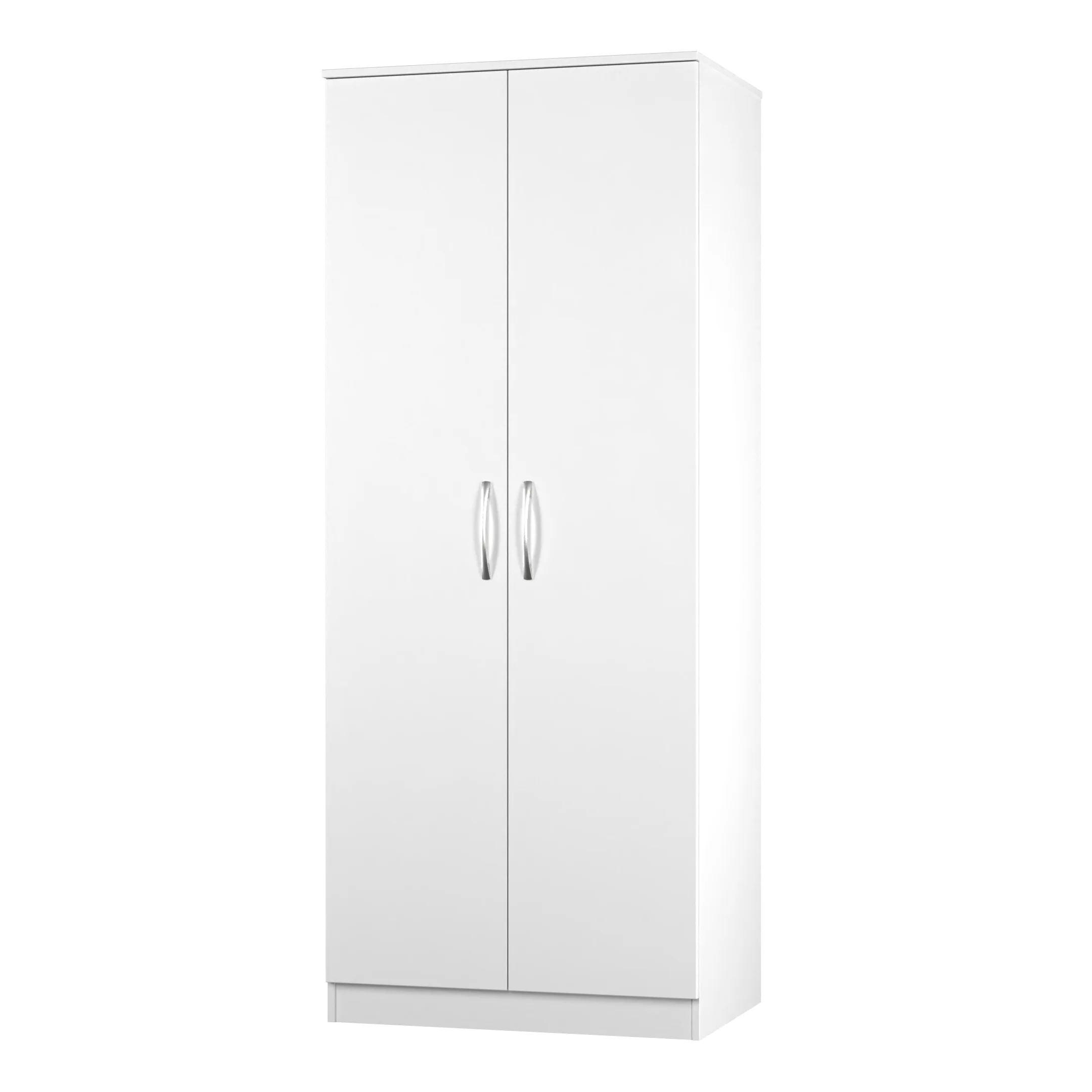 Alton Ready Assembled 2 Door Wardrobe in White Matt - Image 4