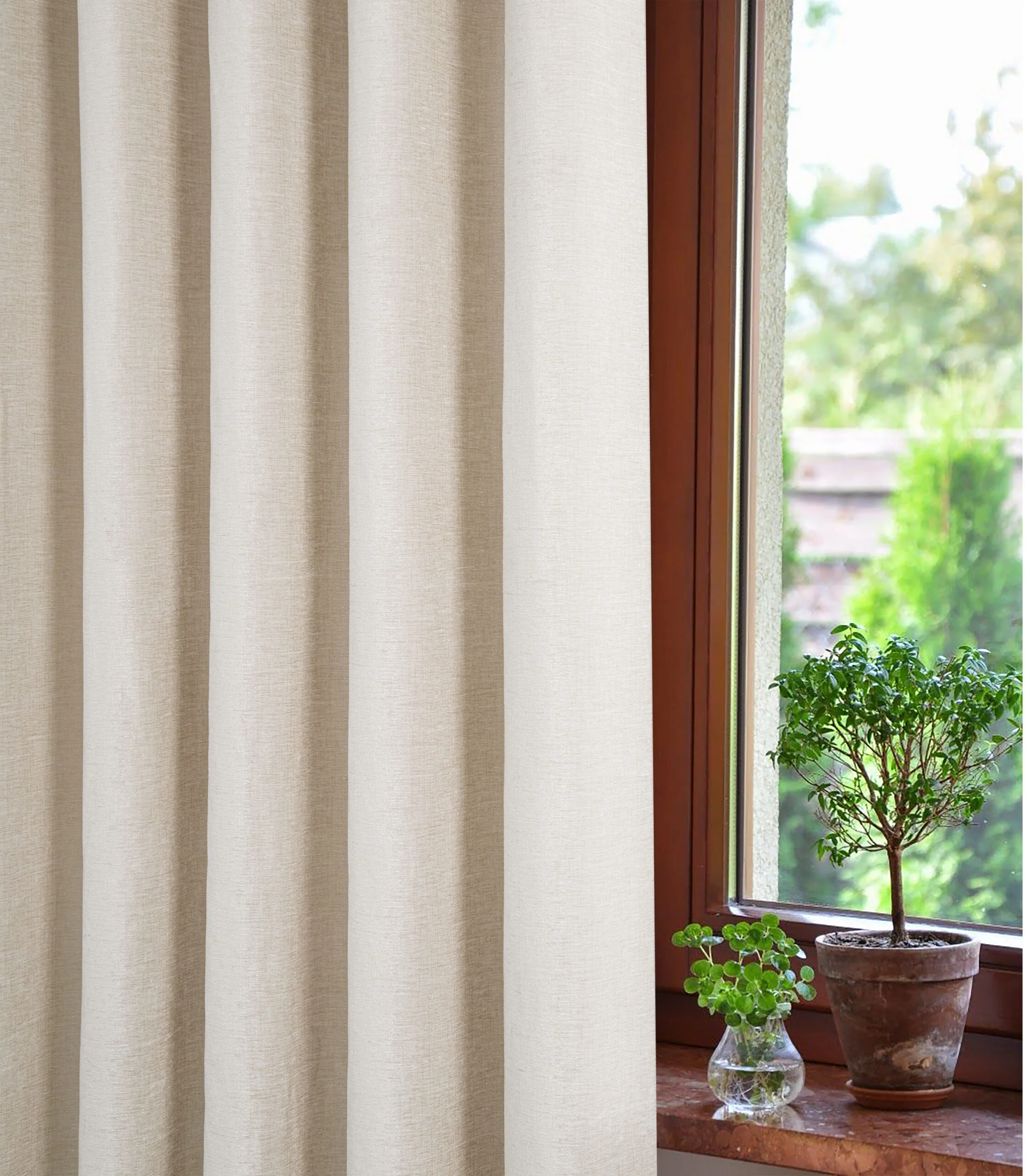 AMBERLEY NATURAL POLYESTER FILLED CUSHION - Image 5