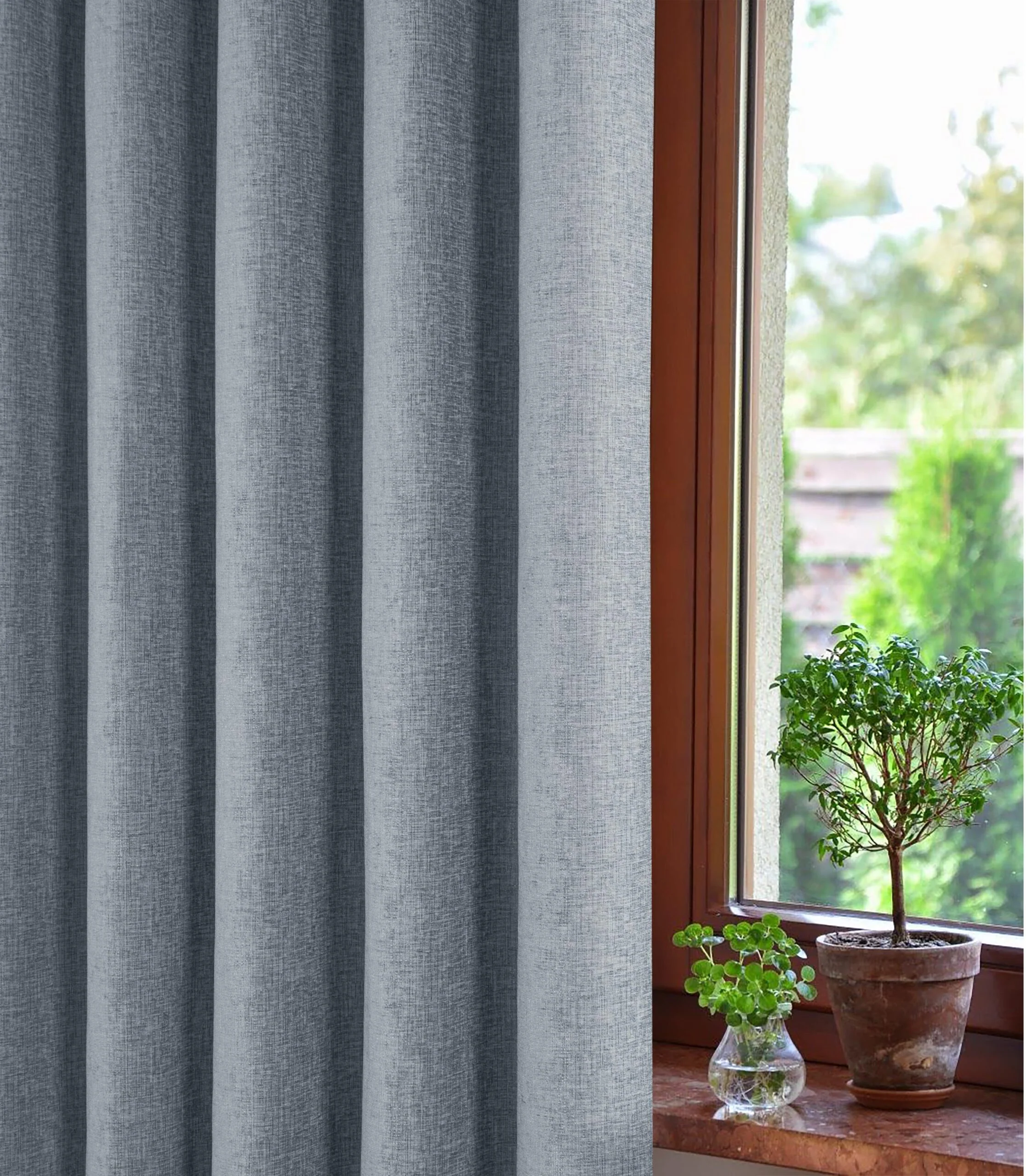 AMBERLEY NICKEL DOOR CURTAIN 66 X 84 - Image 5