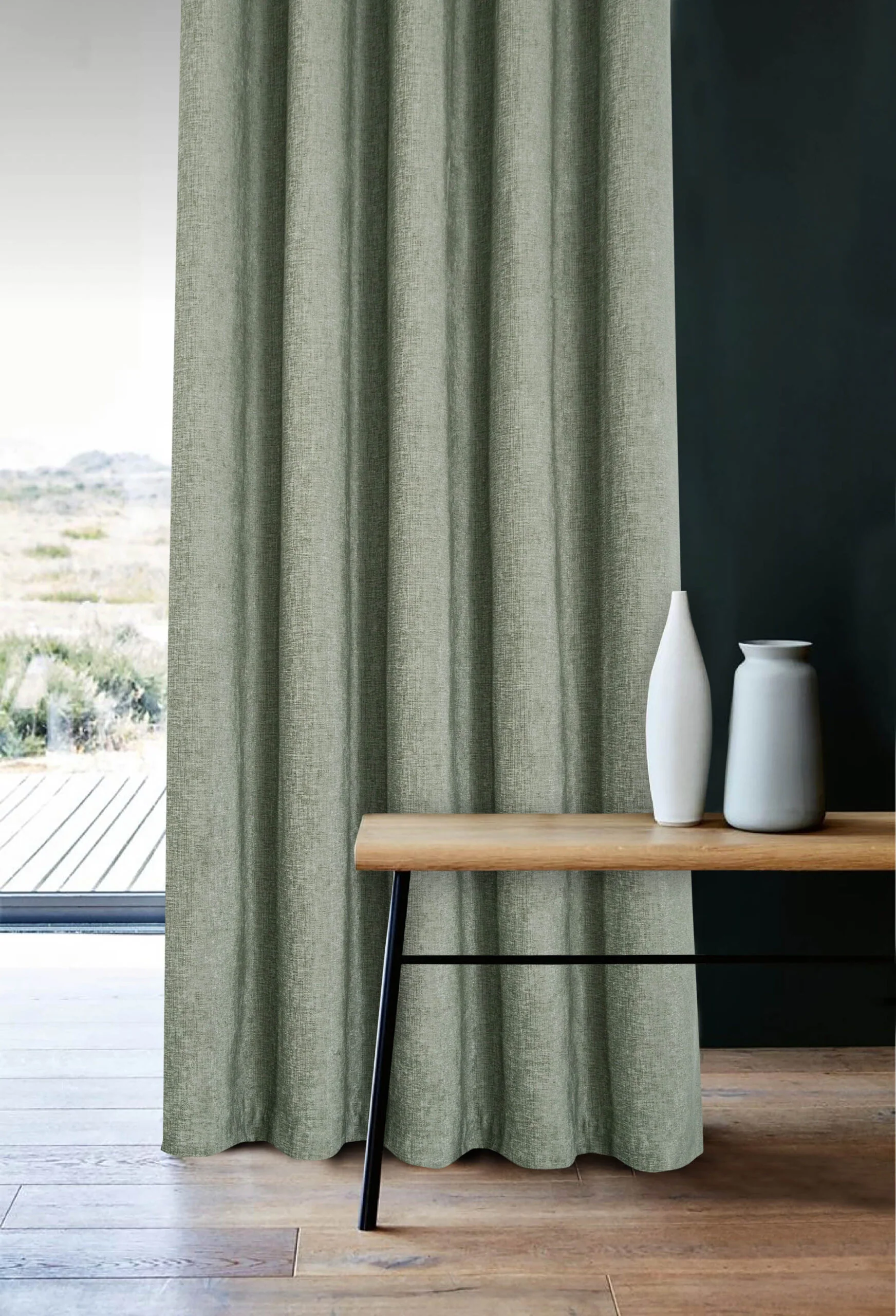 AMBERLEY SAGE CUSHION COVER - Image 4