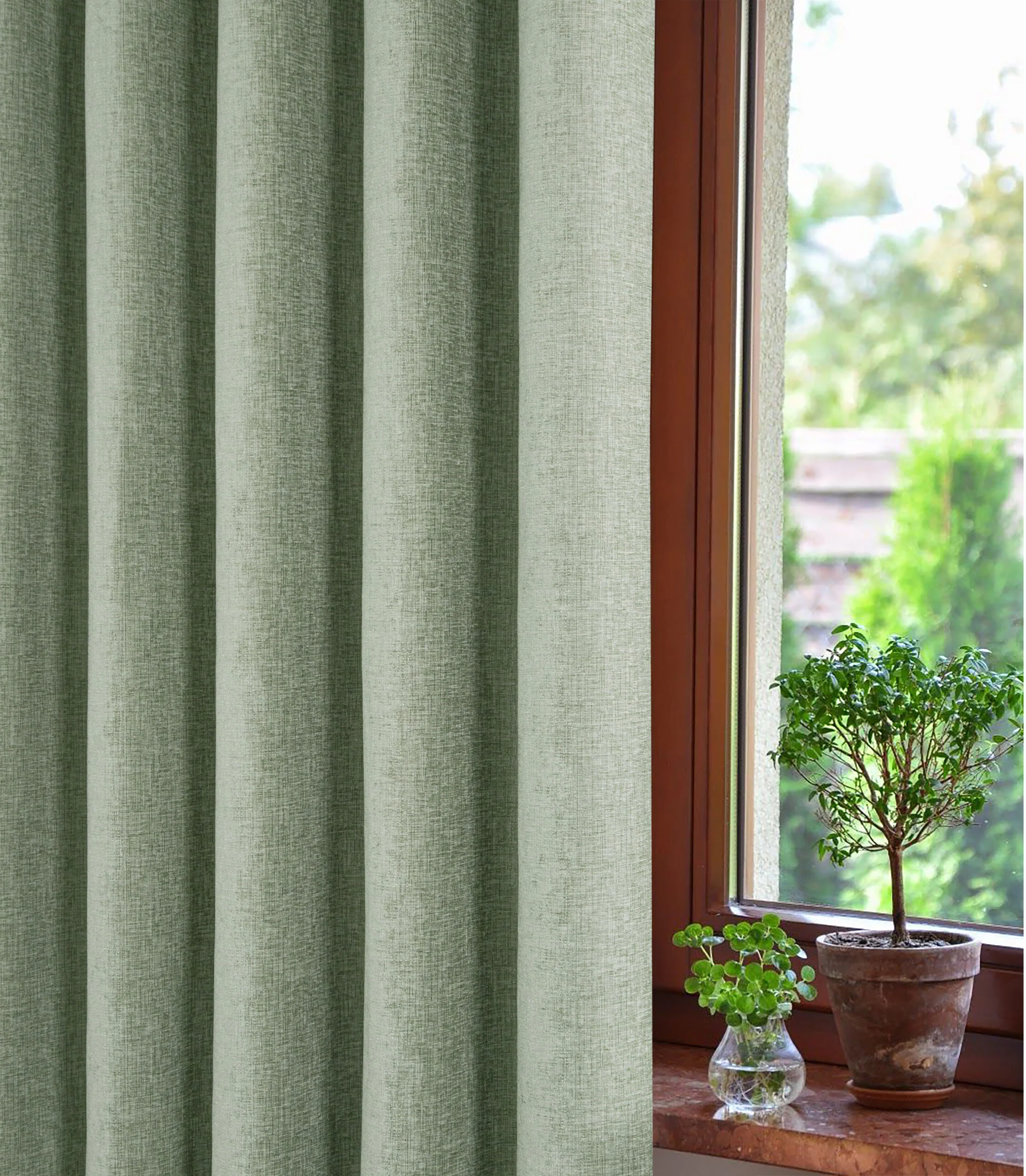 AMBERLEY SAGE DOOR CURTAIN 66 X 84 - Image 5