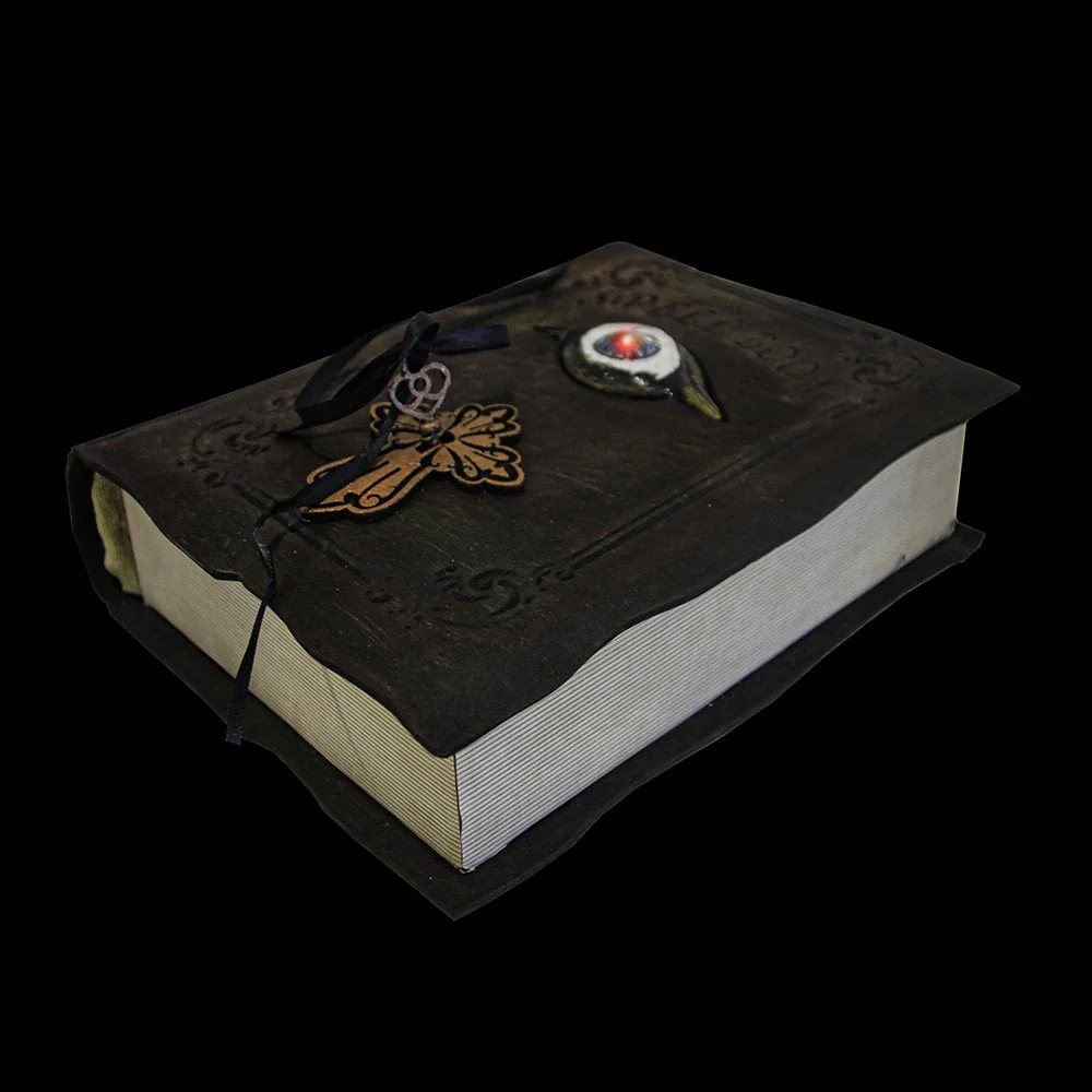 Halloween Animated Magic Book Of Spell Book 46cm with Lights - Image 3