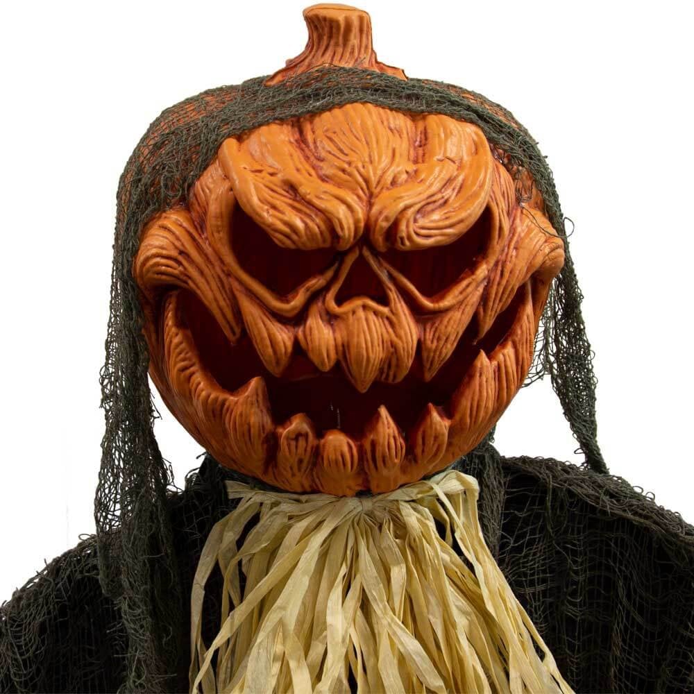 Halloween Animated Standing Shaking Pumpkin Man - Image 2