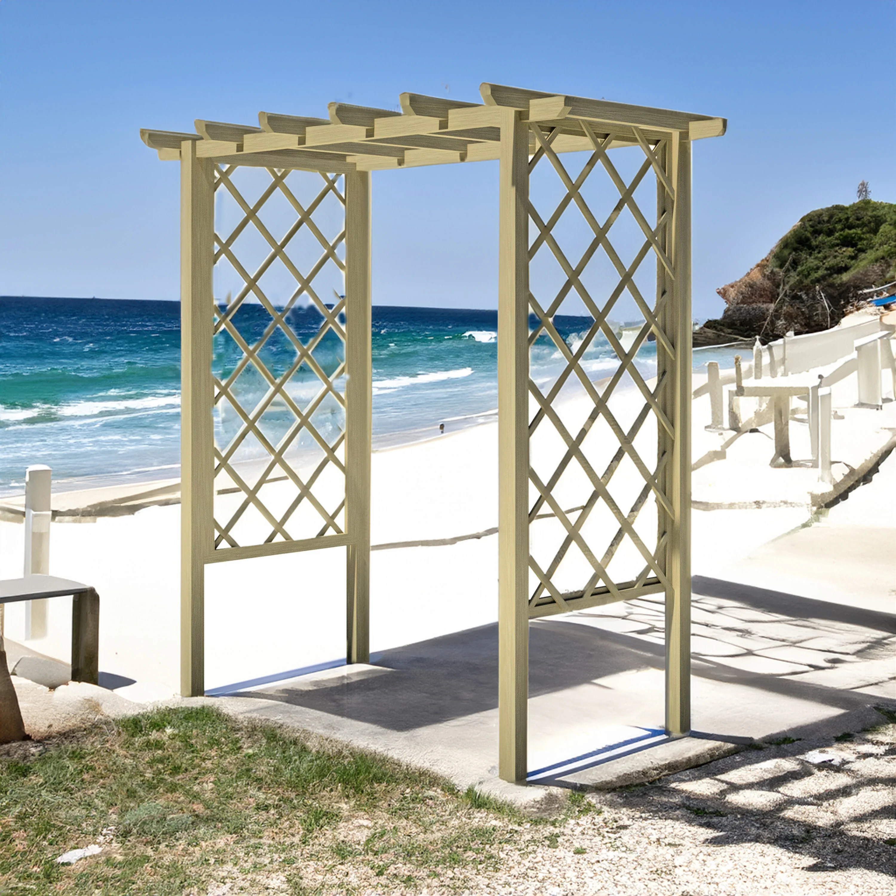 Arch Trellis Pergola - Image 2