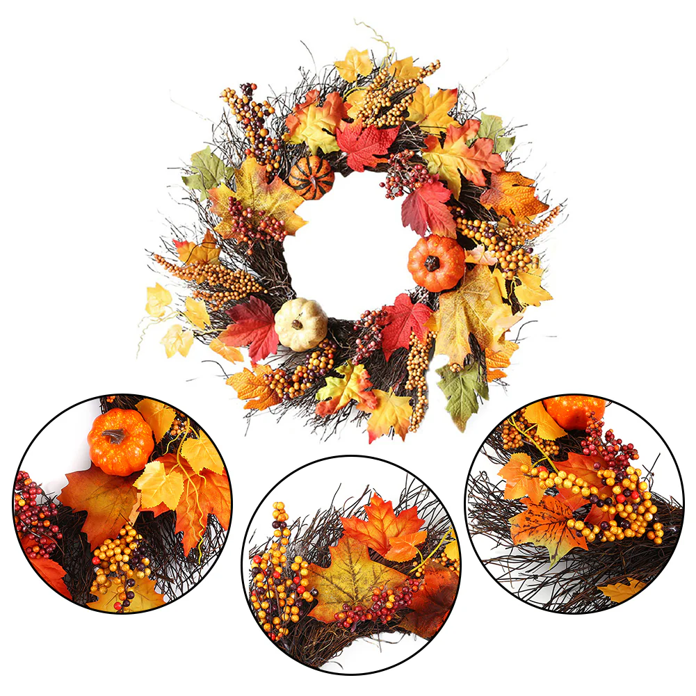 Autumn Maple Leaf Wreath - Image 6