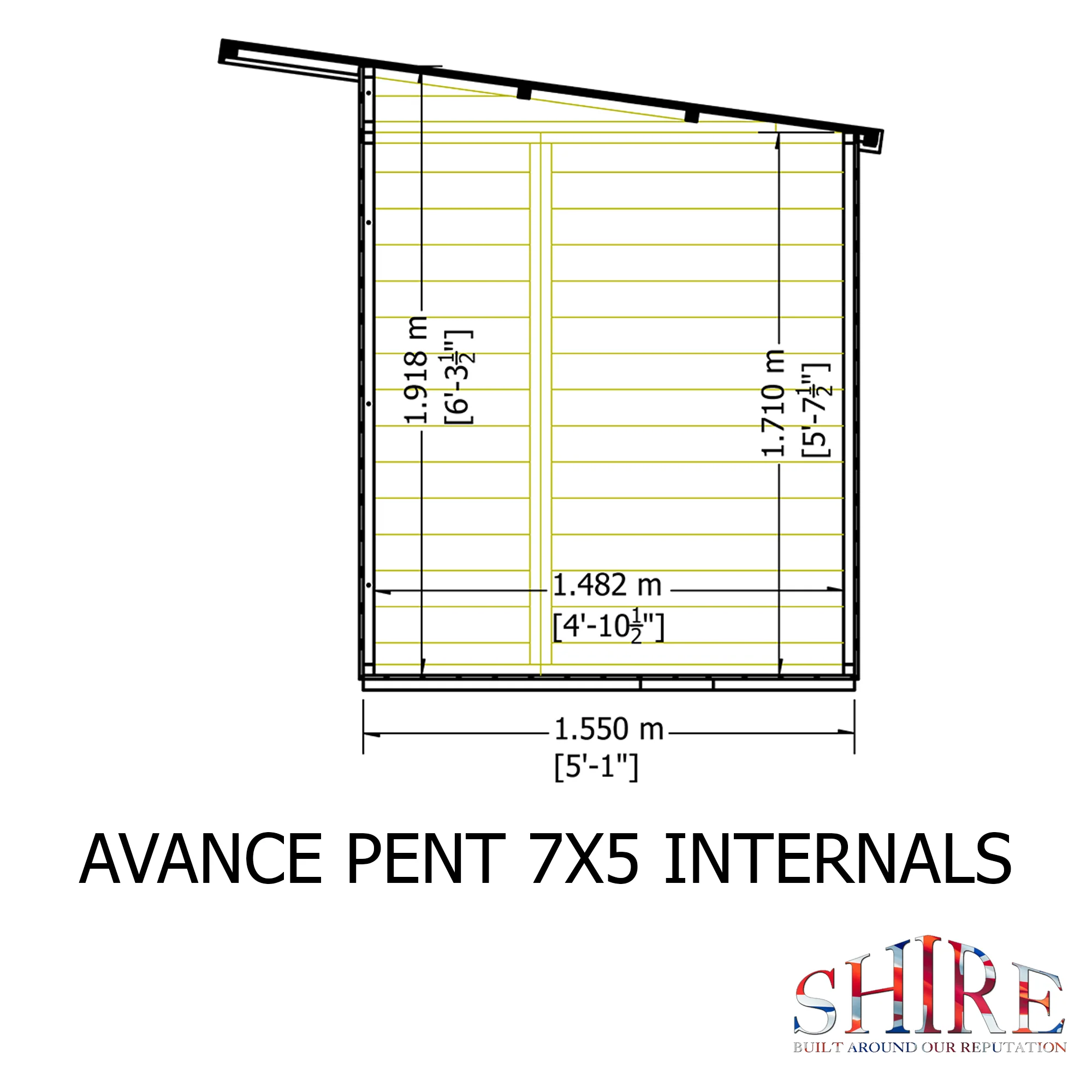 Avance Pent Summerhouse - Image 9