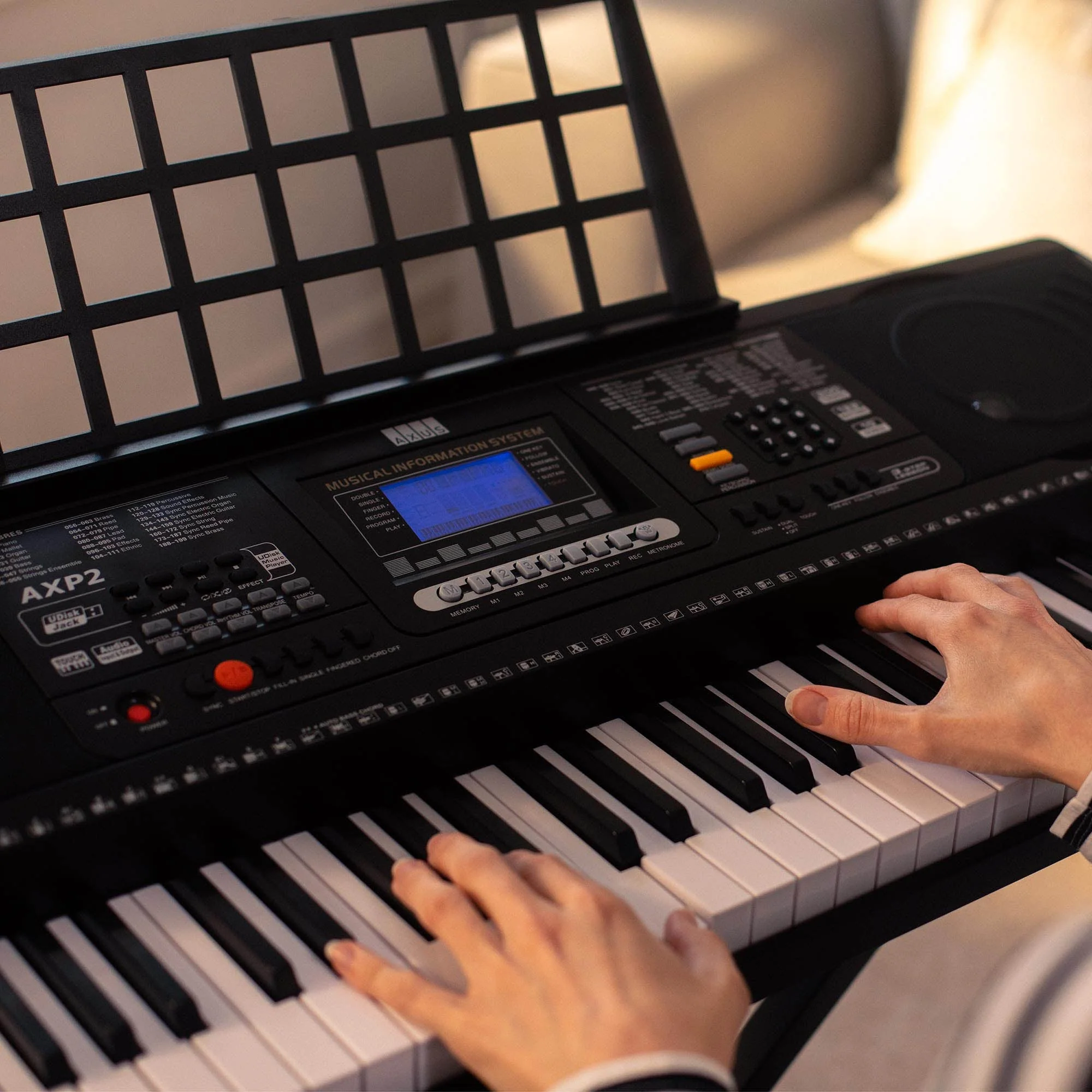 Axus 61 Key Touch Sensitive Keyboard - Image 5
