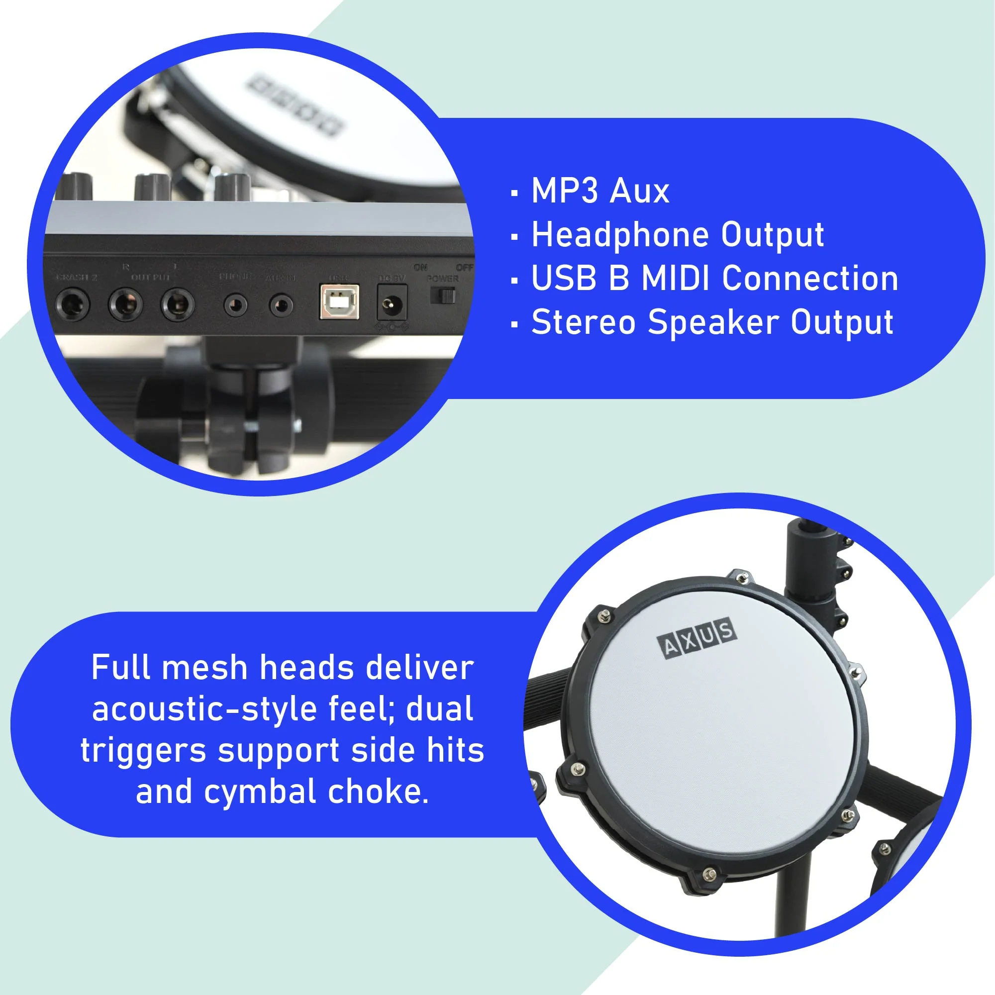 Axus AXK5 Drum Kit - Image 4