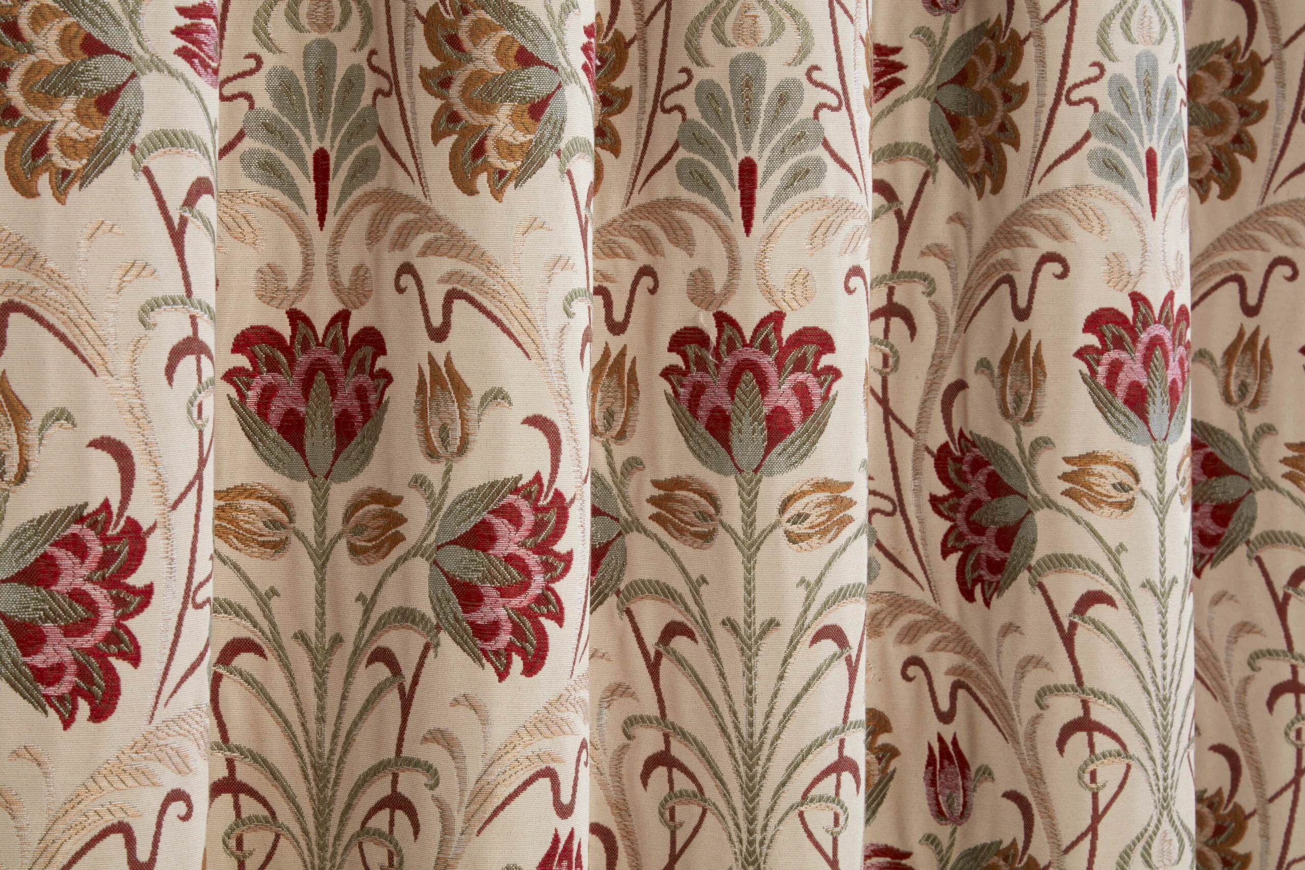 AYLESBURY NATURAL 3" PENCIL PLEAT CURTAINS - Image 3
