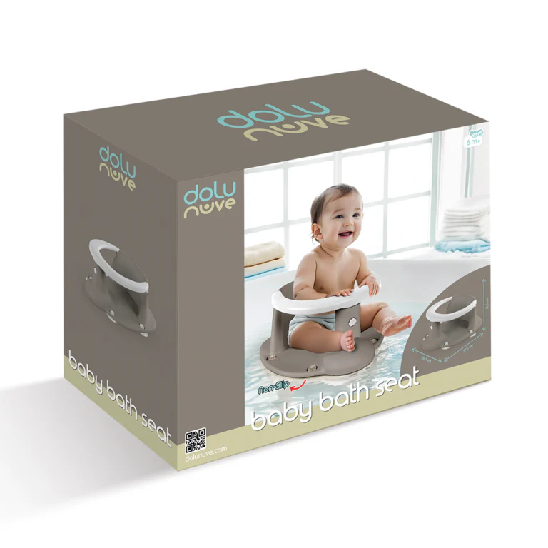 Baby Bath Seat - Stone Grey - Image 4