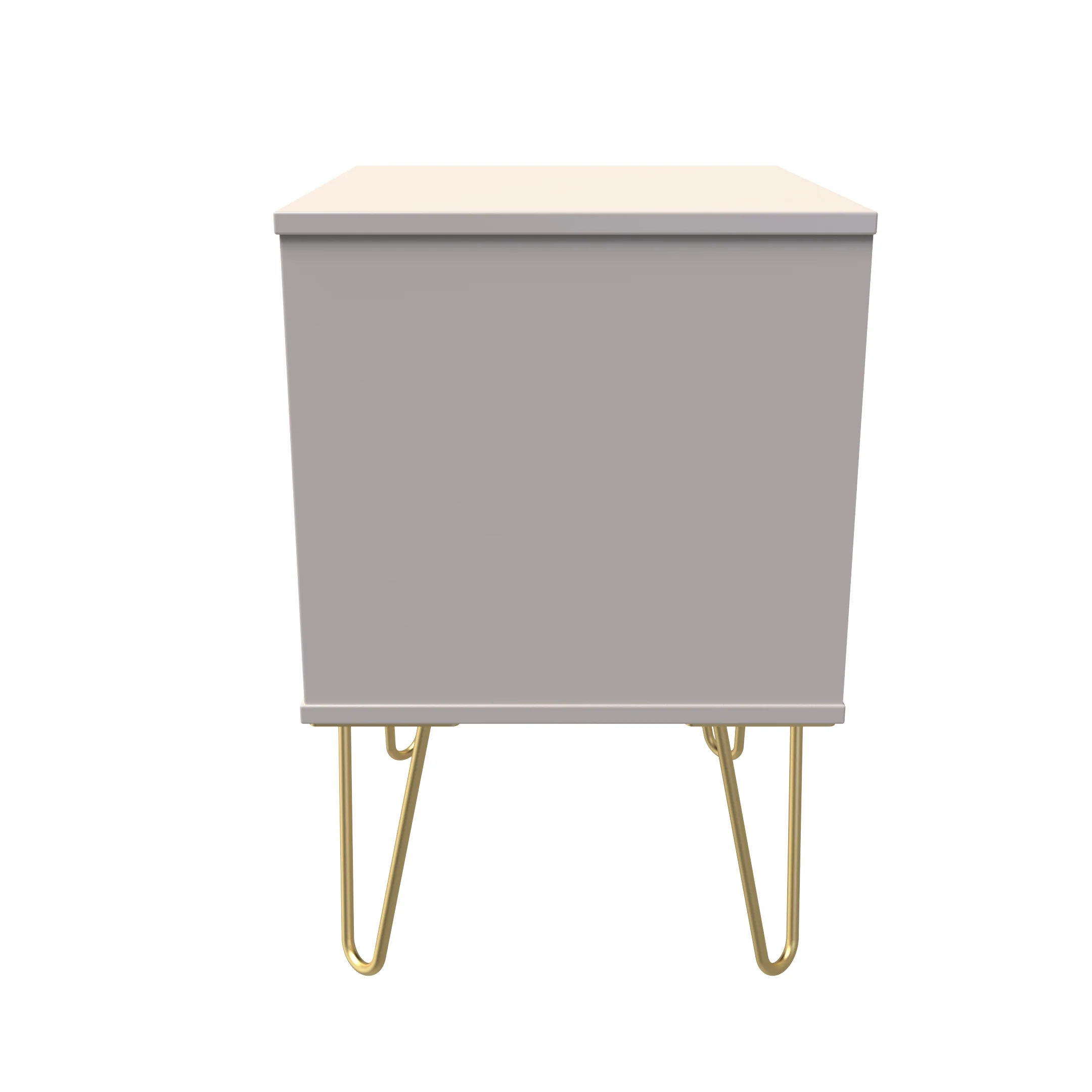 Breda Ready Assembled 2 Drawer Bedside Cabinet in Kashmir Matt - Image 2