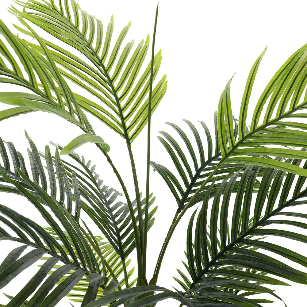 Breeins 150cm Artificial Bamboo Palm Tree Plant in Pot Indoor Living Room Plant Decor - Image 5