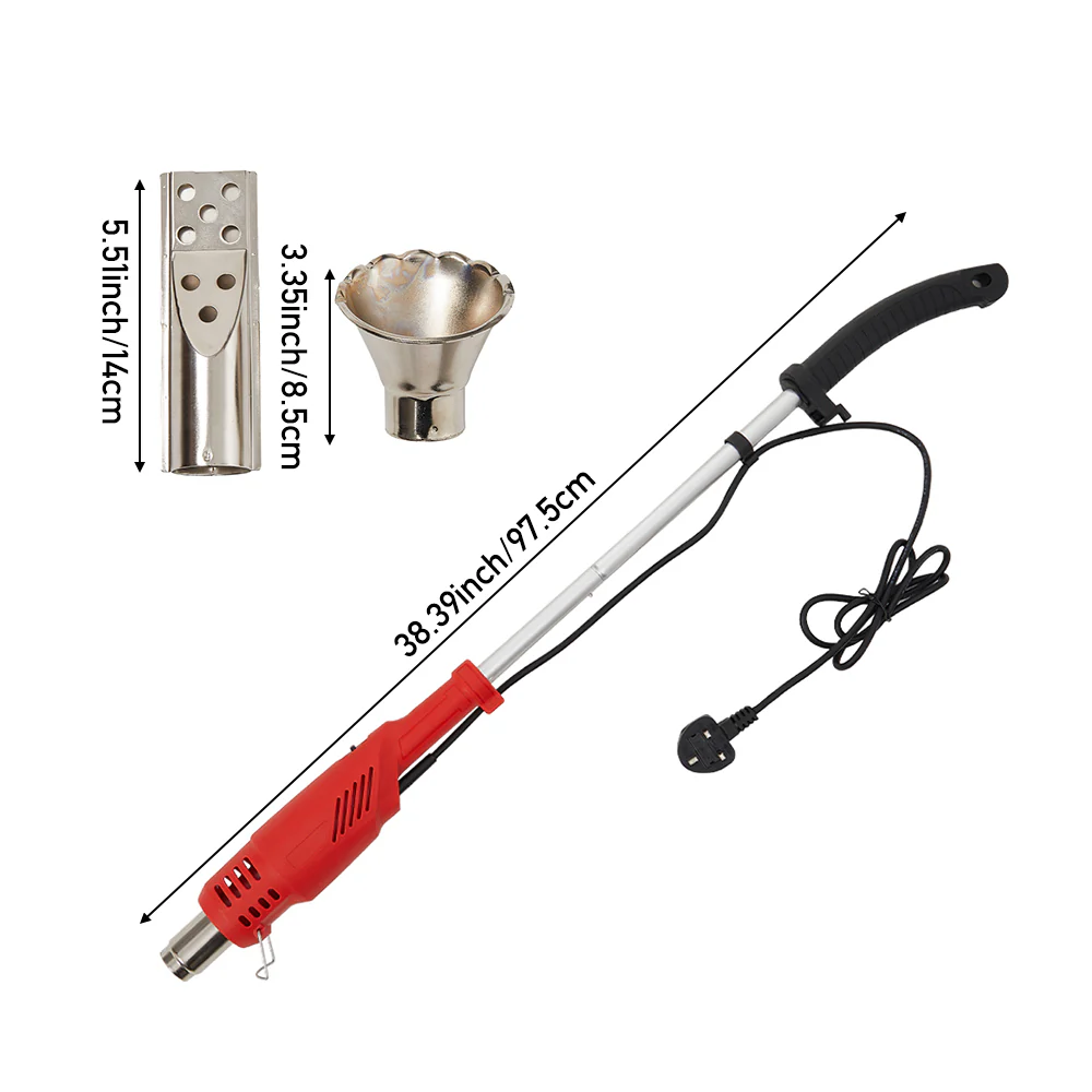 Breeins 2000W Electric Weed Burner With 2 Replacement Nozzles - Image 9