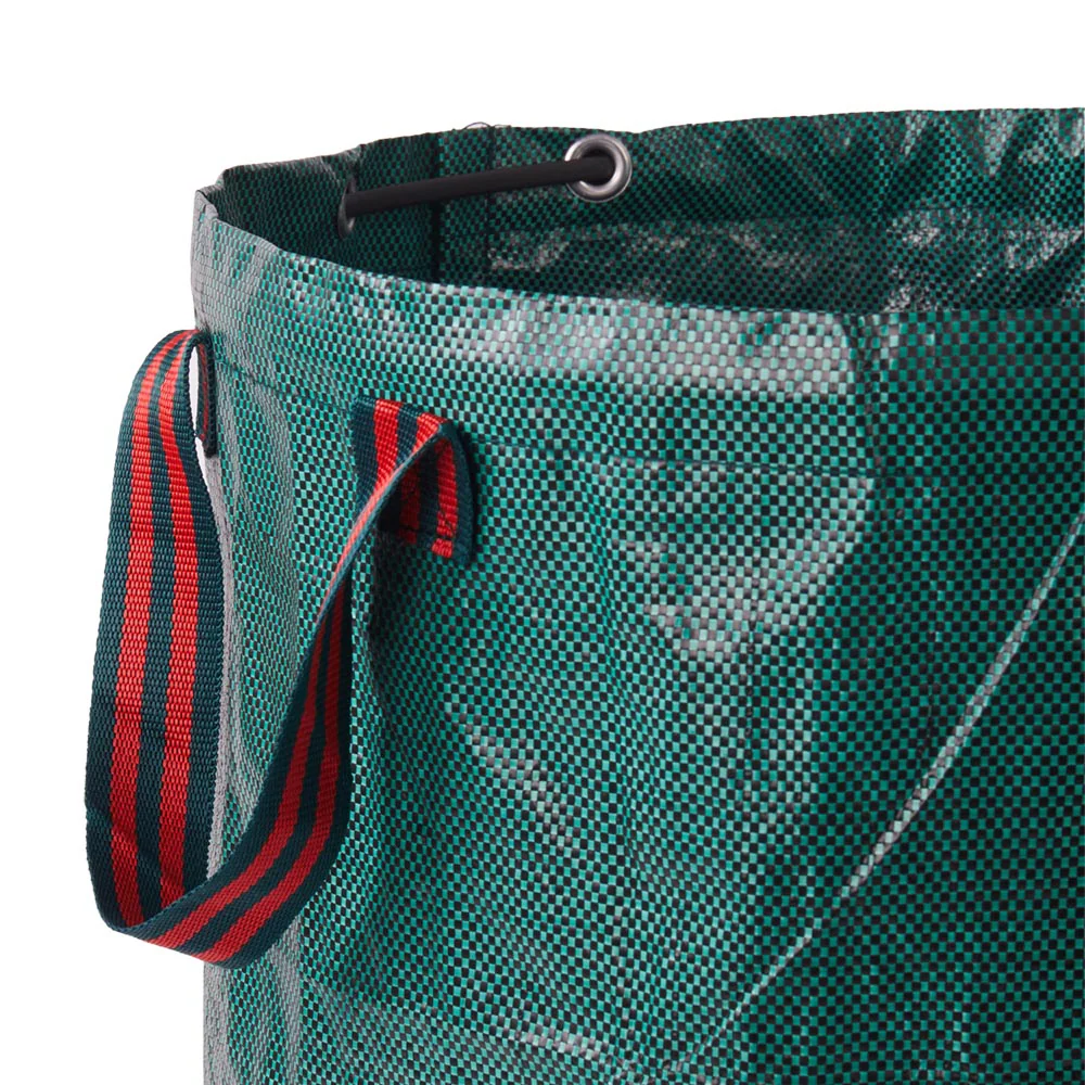 Breeins 3 Pack Green PP Woven Thickened Garden Waste Bags with Extra Large Capacity - Image 6