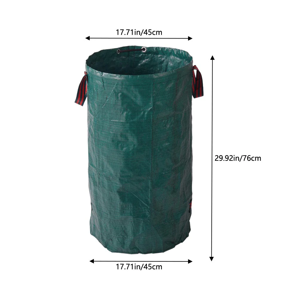 Breeins 3 Pack Green PP Woven Thickened Garden Waste Bags with Extra Large Capacity - Image 7