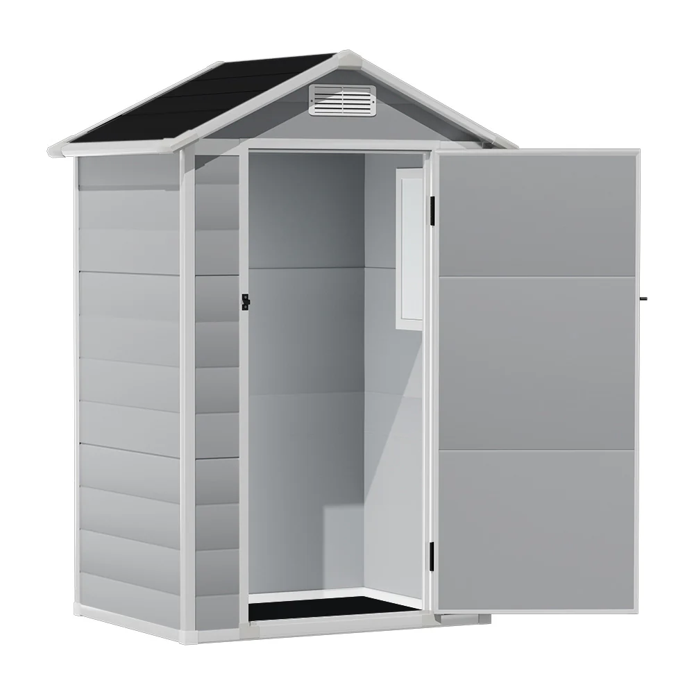 Breeins 4 x 3FT Apex Roof Garden Shed Outdoor Storage House - Image 7