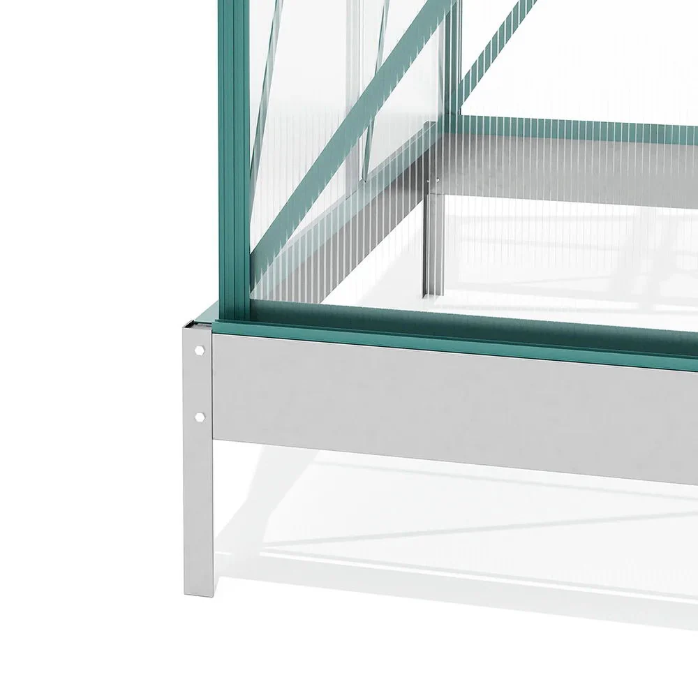 Breeins Aluminium Hobby Greenhouse With Base And Window Opening - Image 7