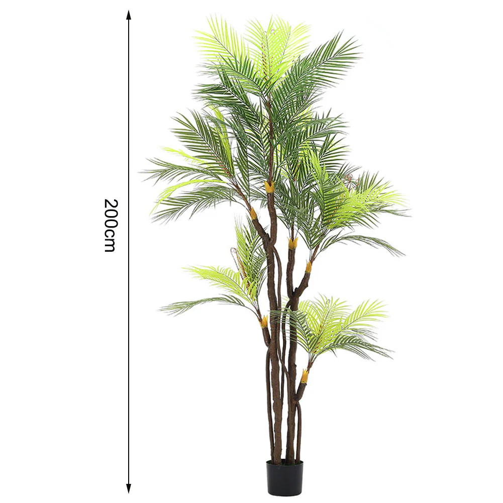 Breeins Artificial Areca Palm Tree In Pot Home Decoration - Image 7