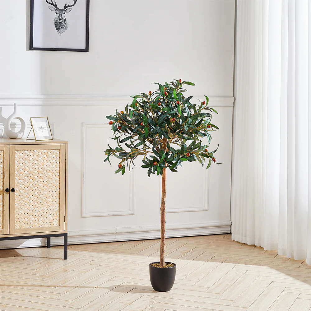 Breeins Artificial Olive Tree Decorative Plant In Planter - Image 6