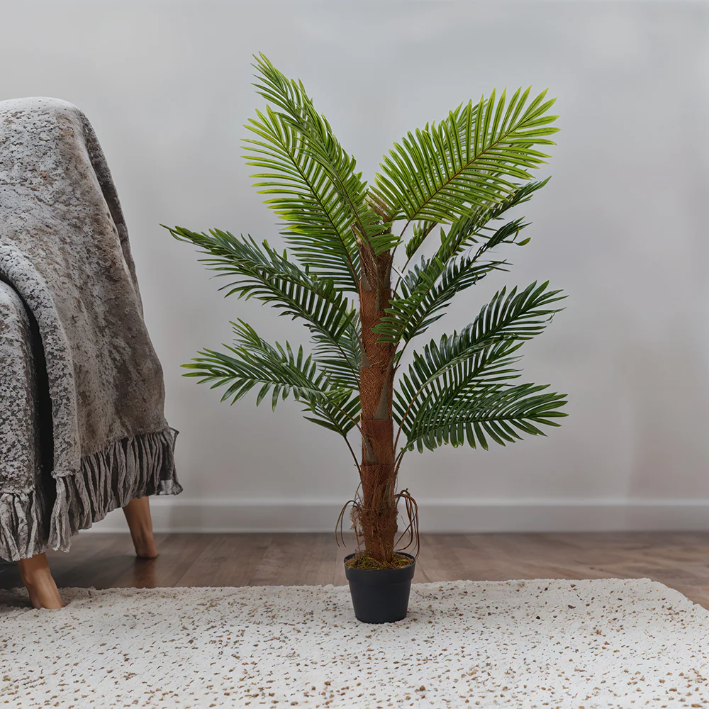 Breeins Artificial Palm Tree Potted Plant Home Decoration - Image 2