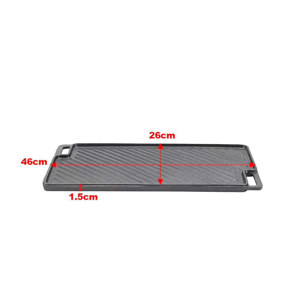 Breeins Black Cast Iron Grill Pan - Image 8