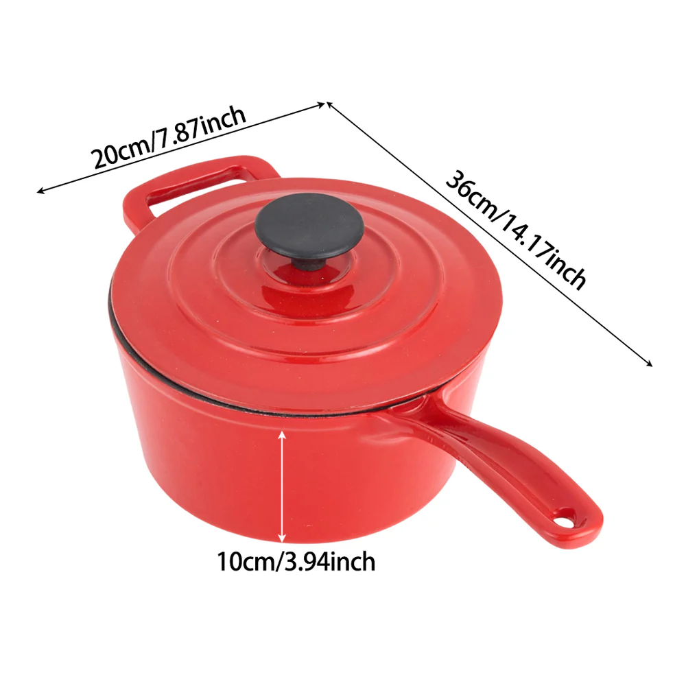 Breeins Enameled Cast Iron Saucepan With Lid - Image 7