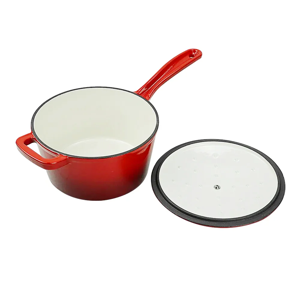 Breeins Enameled Cast Iron Saucepan With Lid - Image 8