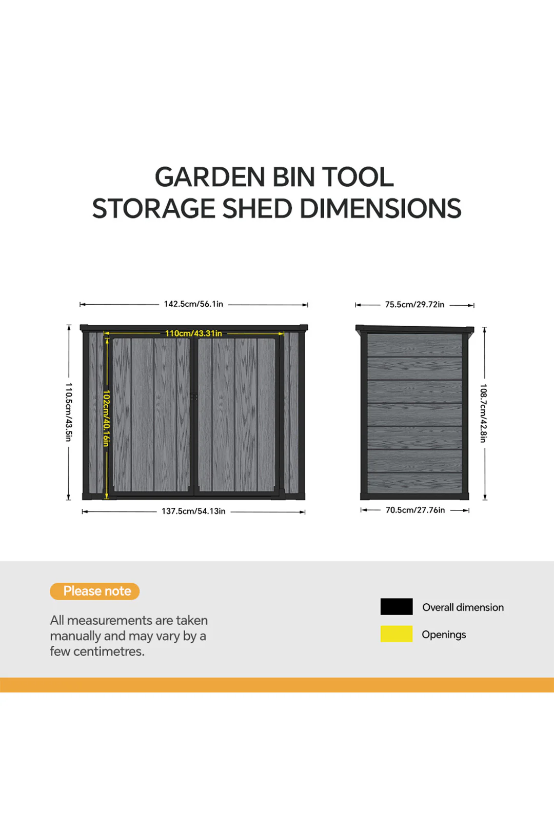 Breeins Garden Bin Tool Storage Shed - Image 9