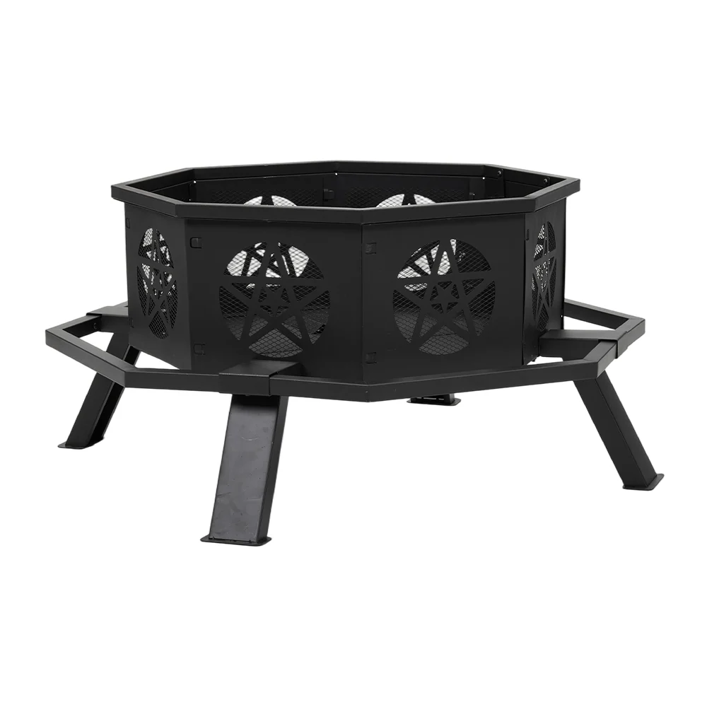 Breeins Heavy Duty Wood Burning Octagonal Fire Pit - Image 7