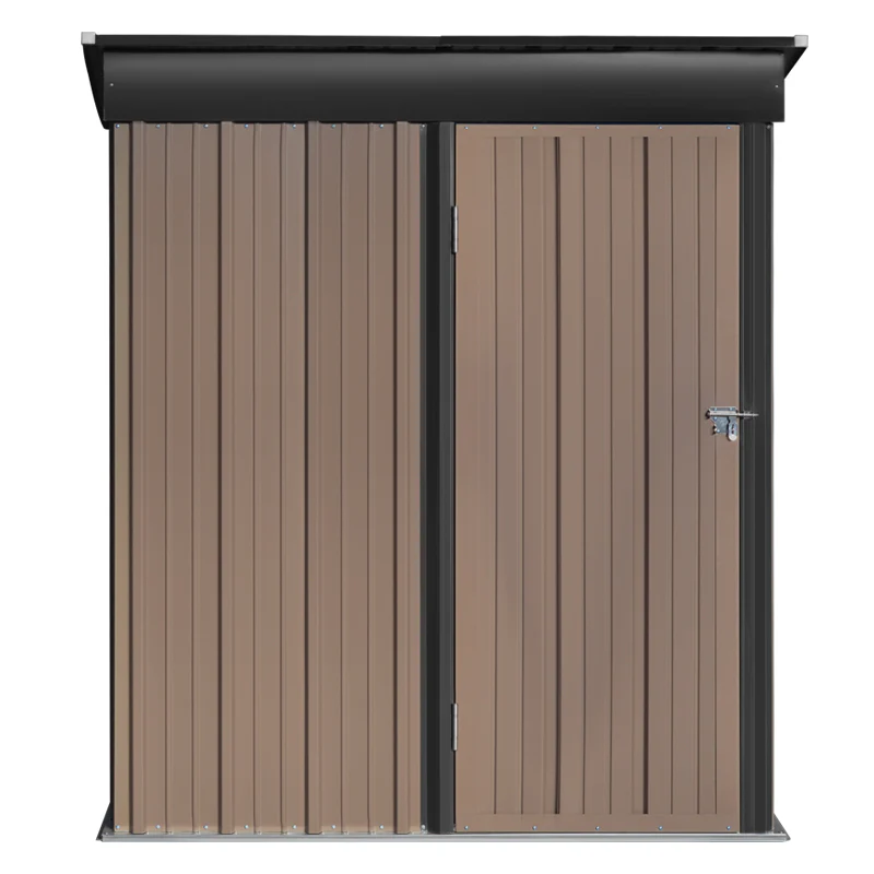 Breeins Lockable Metal Garden Storage Shed 5x3ft - Image 4
